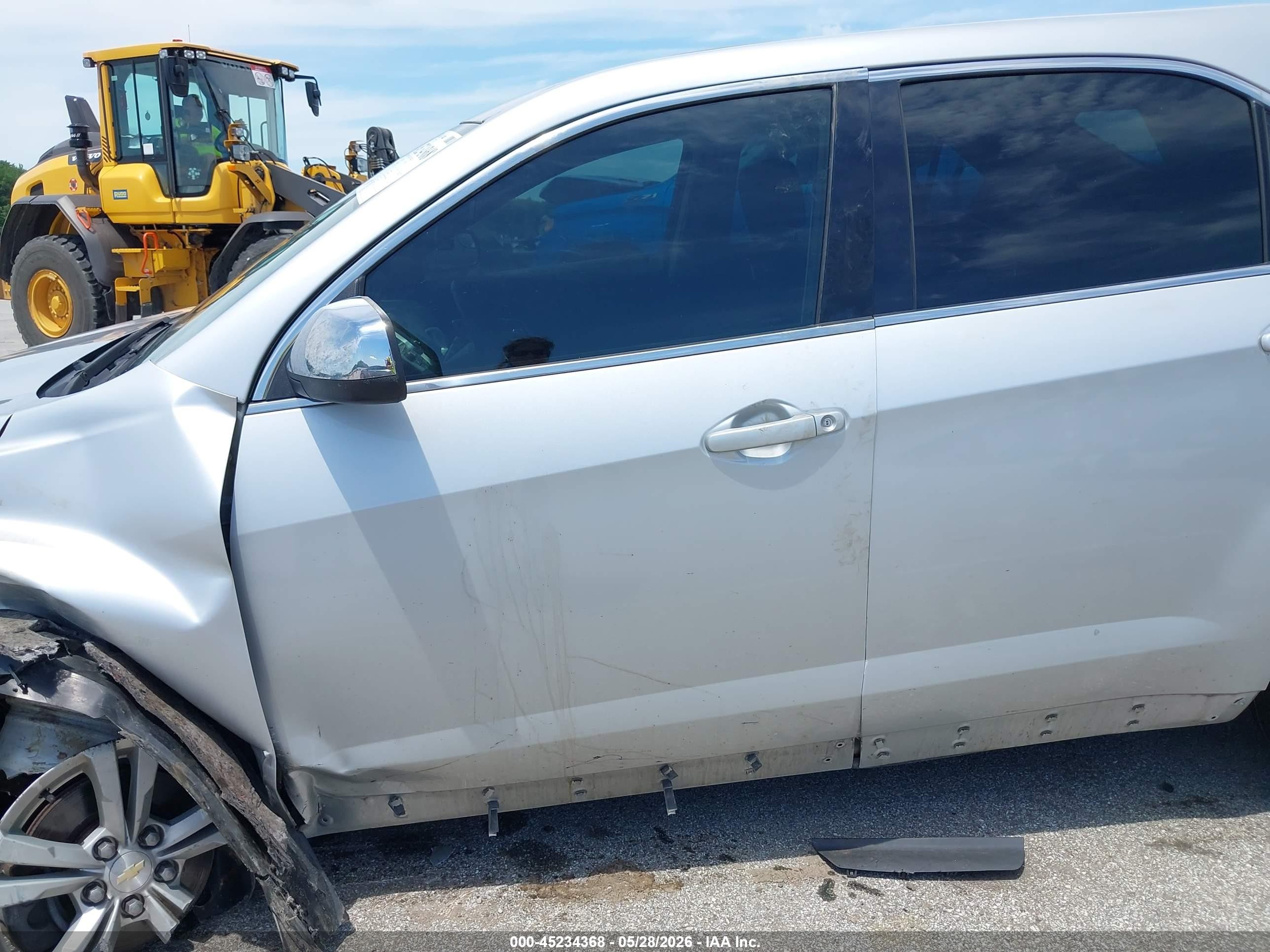 2012 Chevrolet Equinox Ls Silver vin: 2GNALBEK2C6326712
