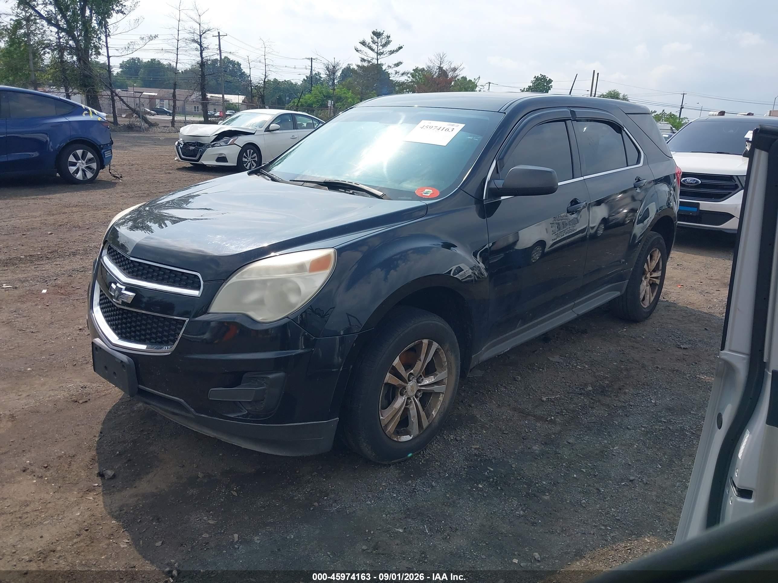 2013 Chevrolet Equinox Ls Черный vin: 2GNALBEK2D1196395