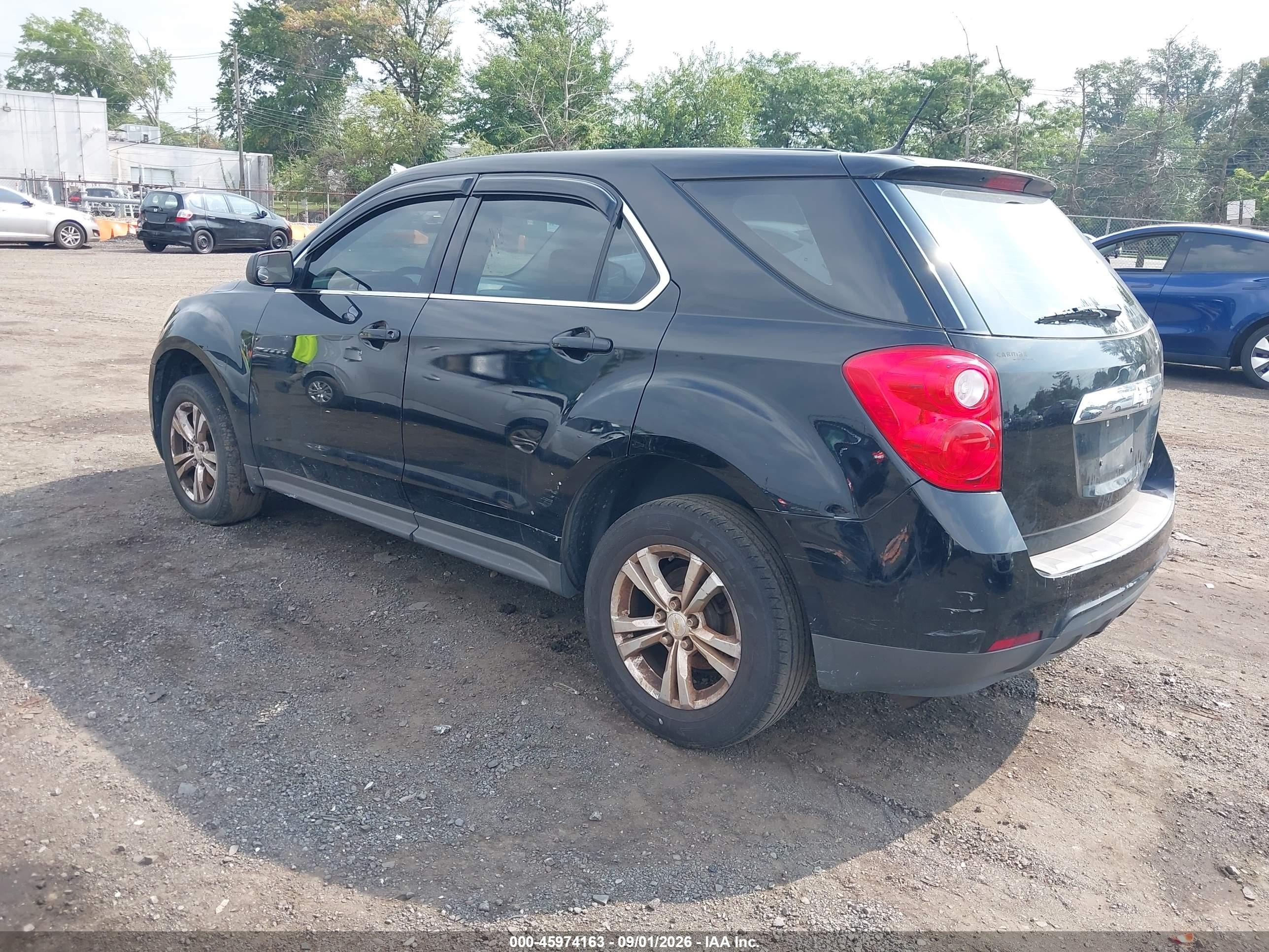 2013 Chevrolet Equinox Ls Черный vin: 2GNALBEK2D1196395