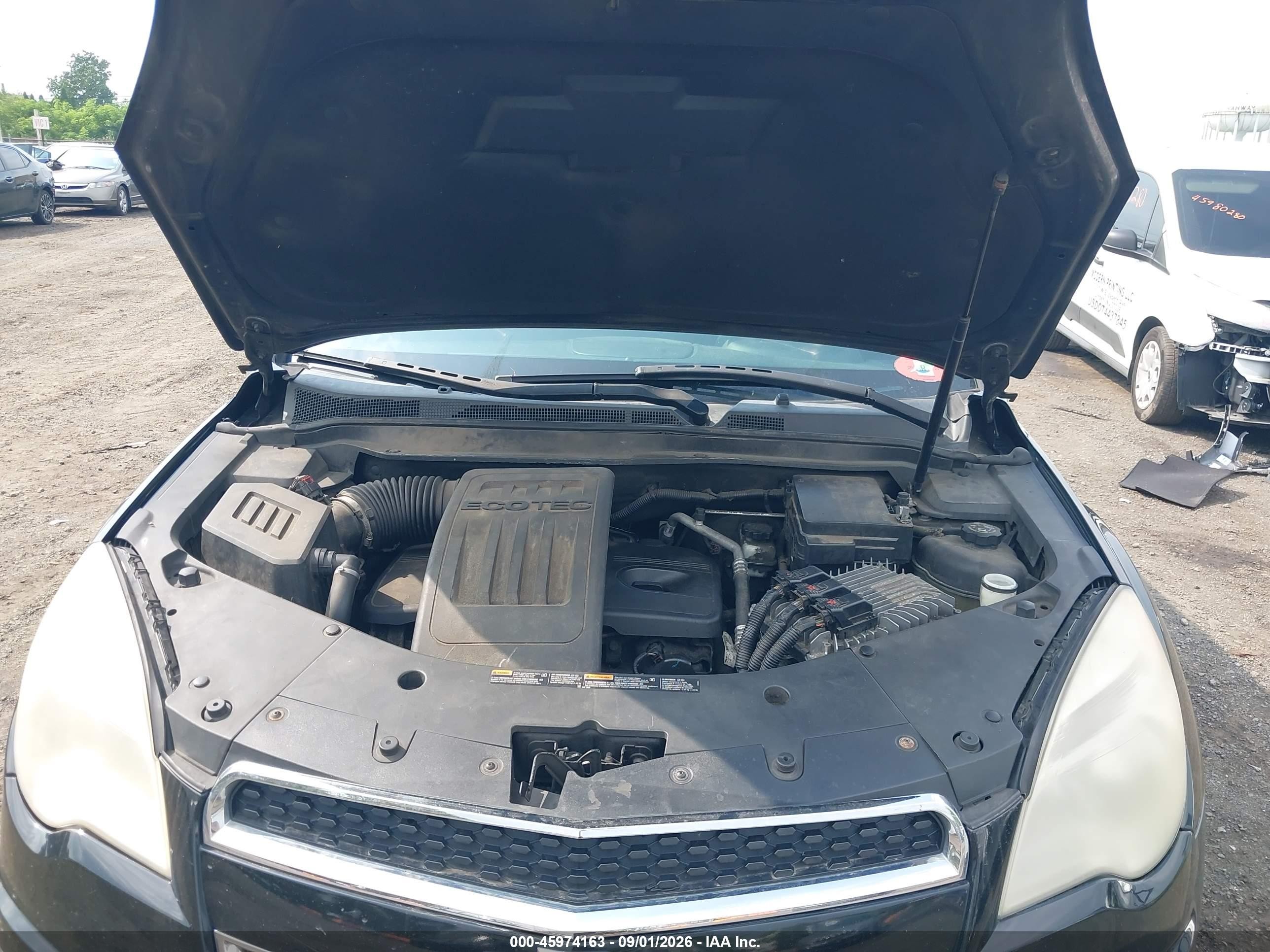 2013 Chevrolet Equinox Ls Черный vin: 2GNALBEK2D1196395