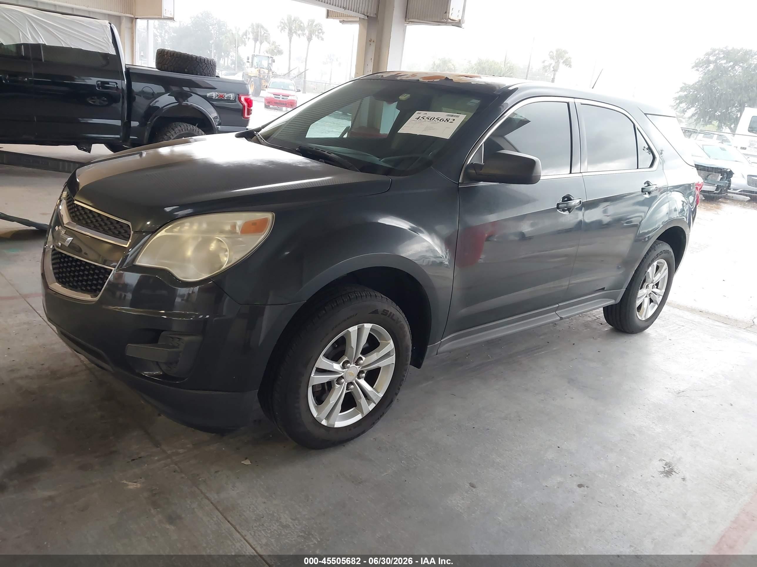 2013 Chevrolet Equinox Ls Black vin: 2GNALBEK2D6267128