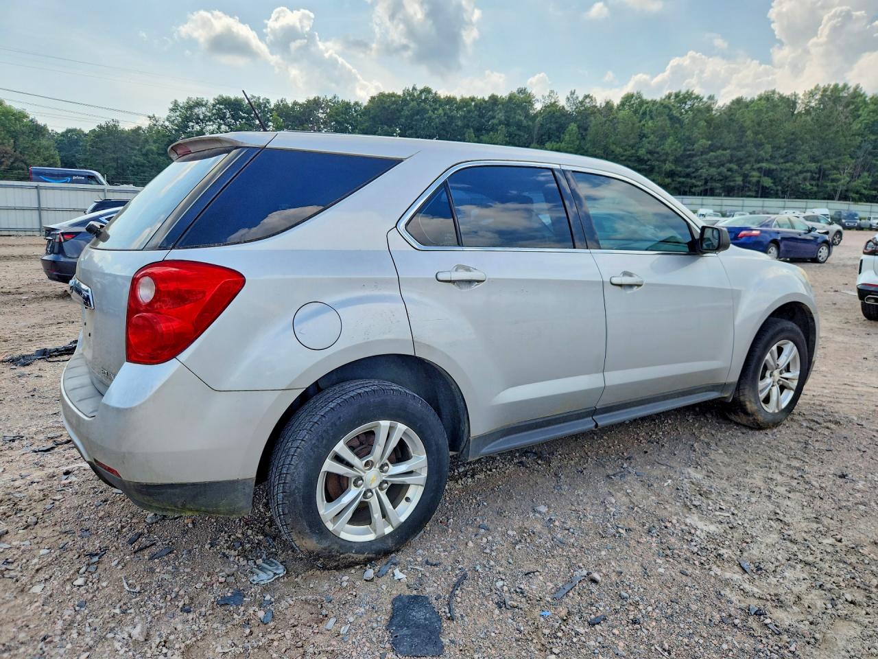 2013 Chevrolet Equinox Silver vin: 2GNALBEK2D6325514