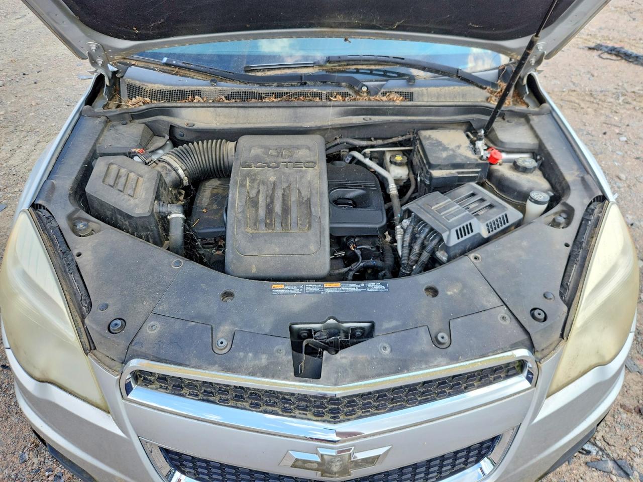 2013 Chevrolet Equinox Silver vin: 2GNALBEK2D6325514