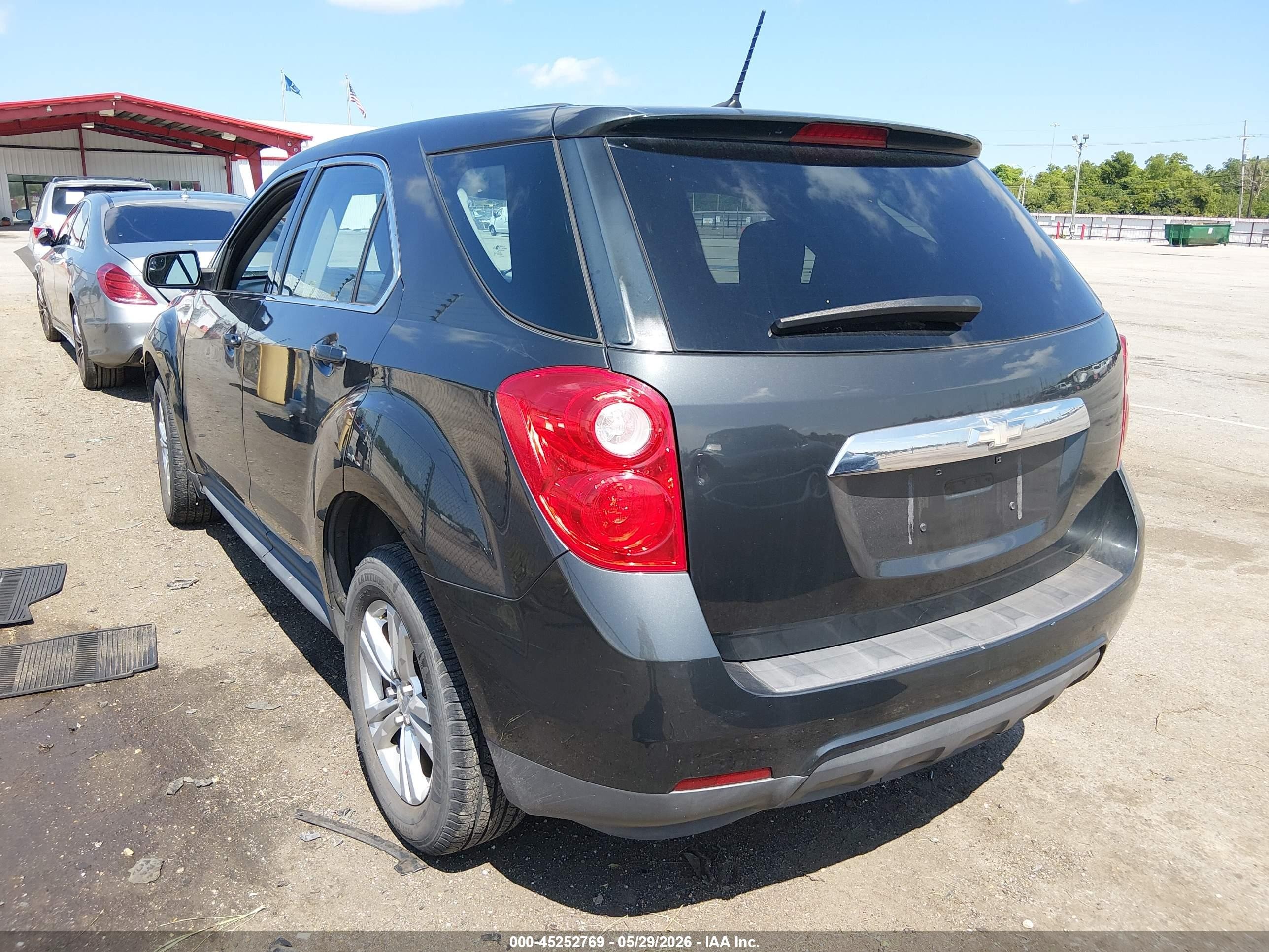 2013 Chevrolet Equinox Ls Gray vin: 2GNALBEK2D6426522