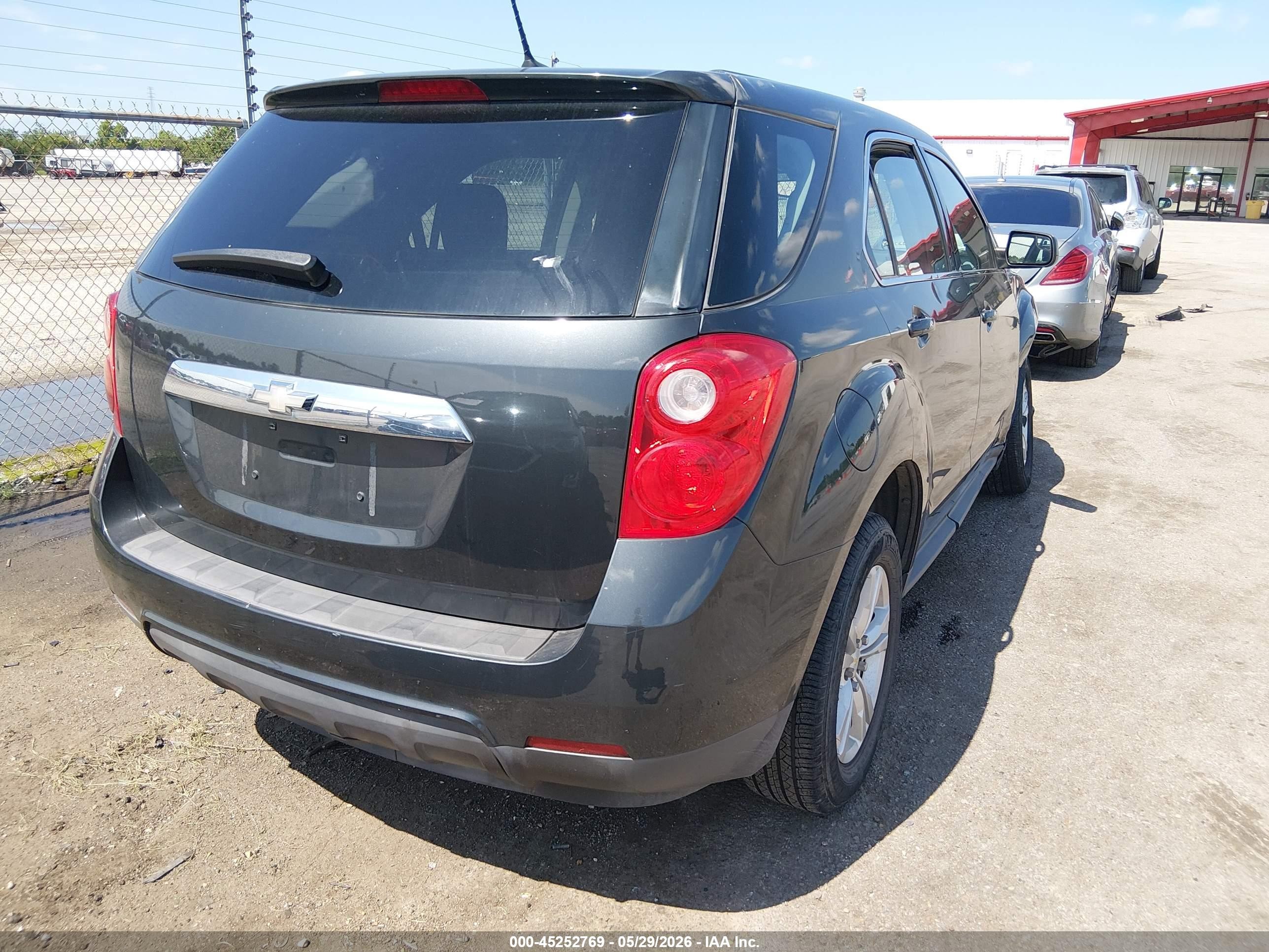 2013 Chevrolet Equinox Ls Gray vin: 2GNALBEK2D6426522