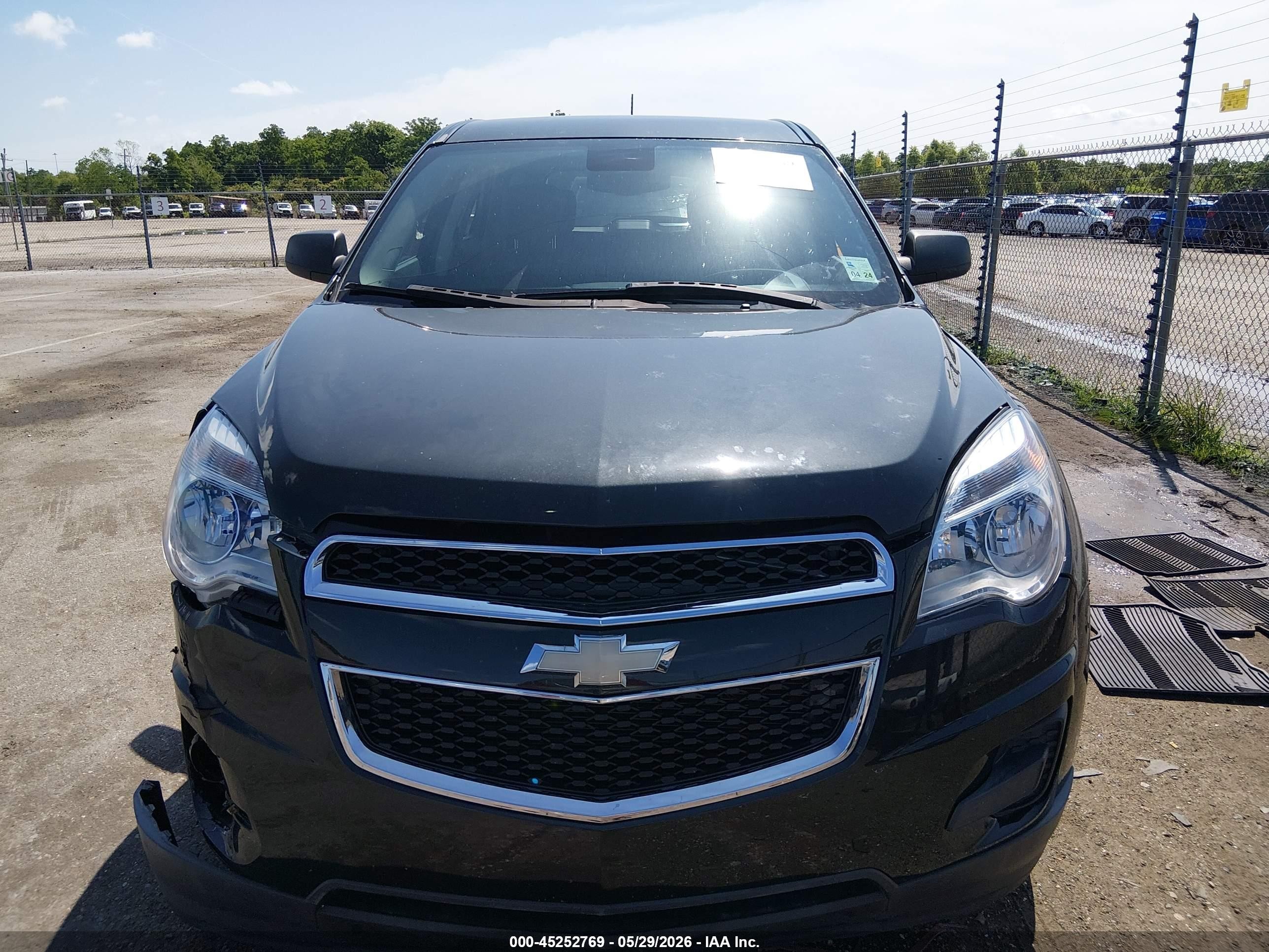 2013 Chevrolet Equinox Ls Gray vin: 2GNALBEK2D6426522