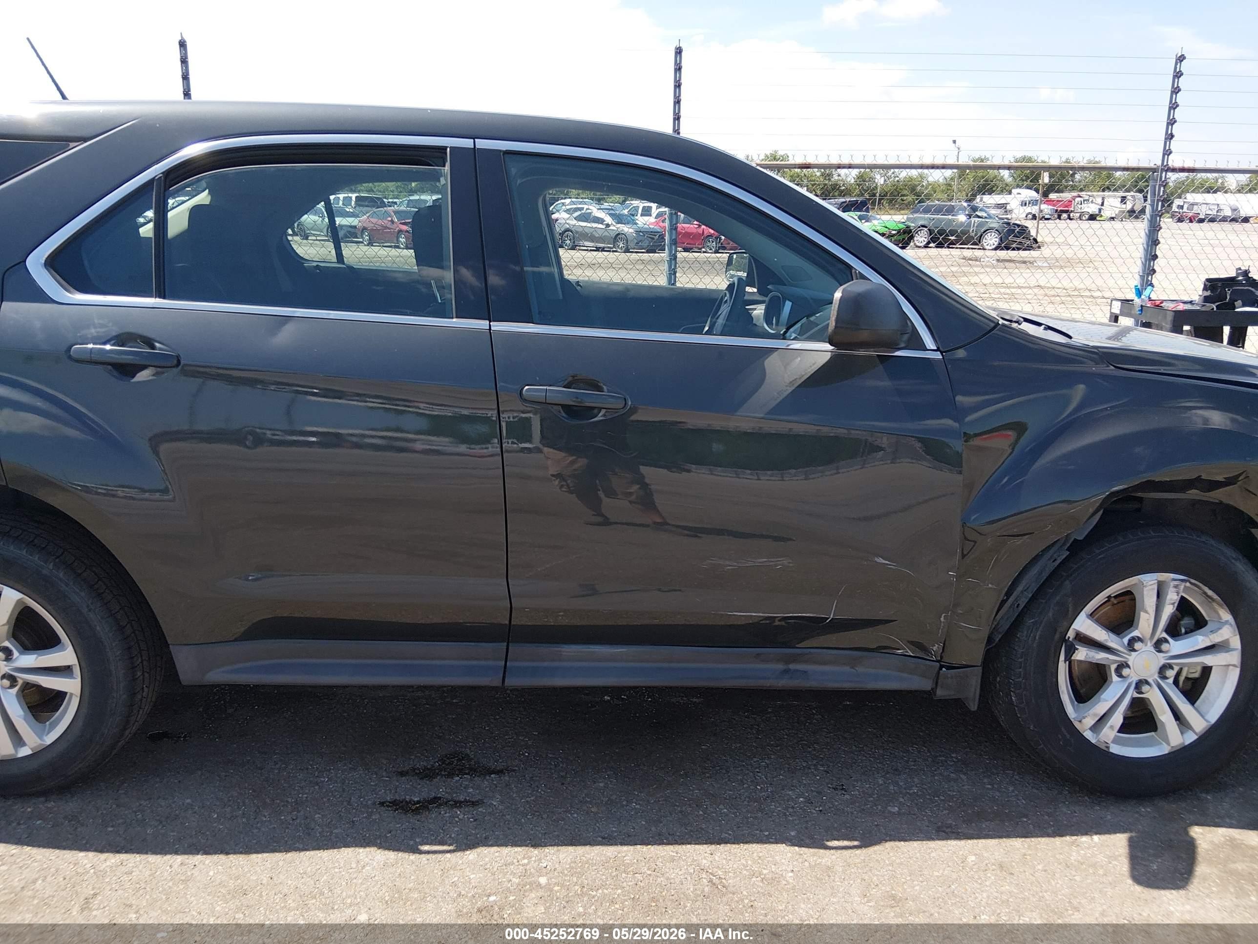 2013 Chevrolet Equinox Ls Gray vin: 2GNALBEK2D6426522