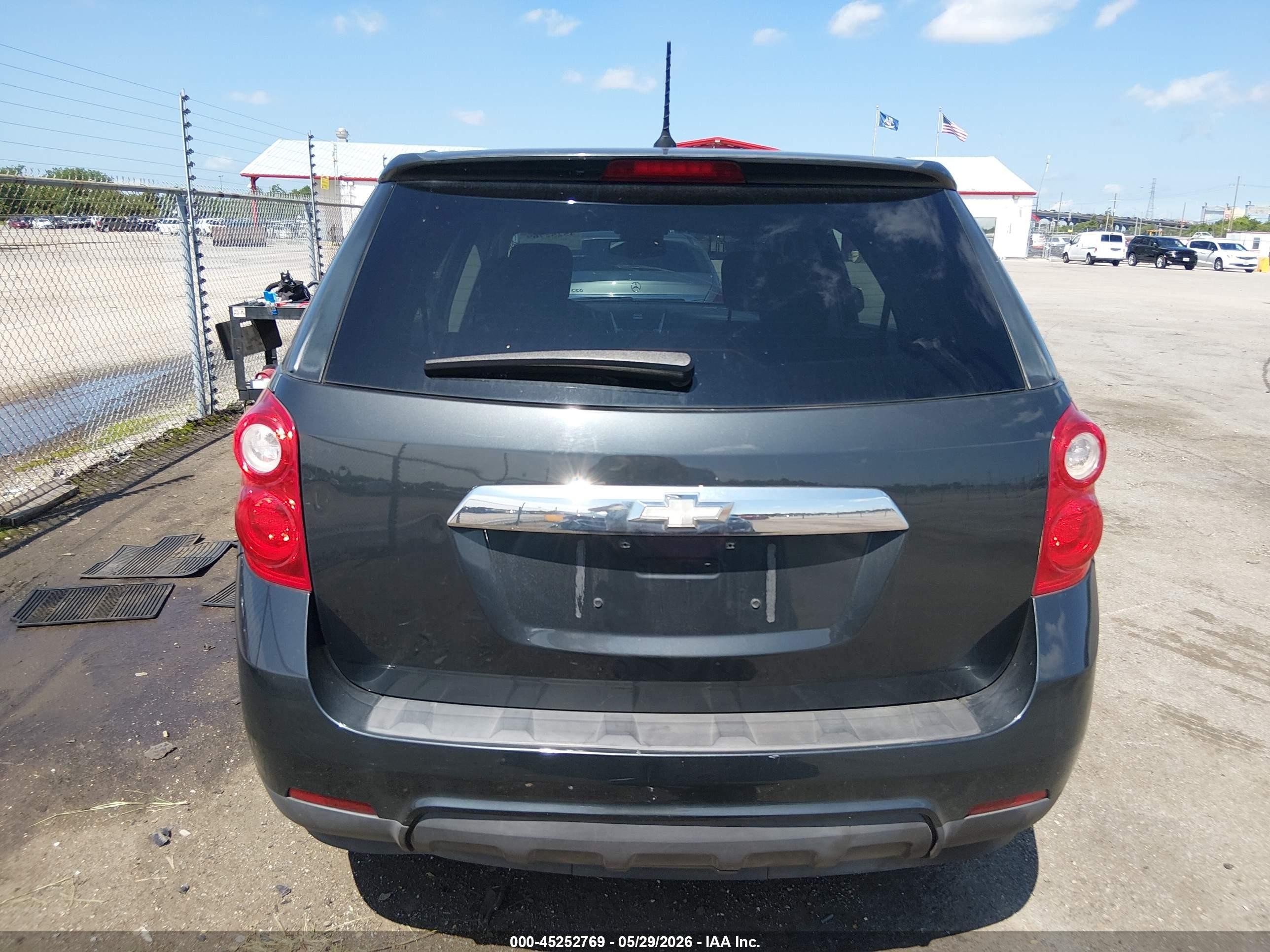 2013 Chevrolet Equinox Ls Gray vin: 2GNALBEK2D6426522