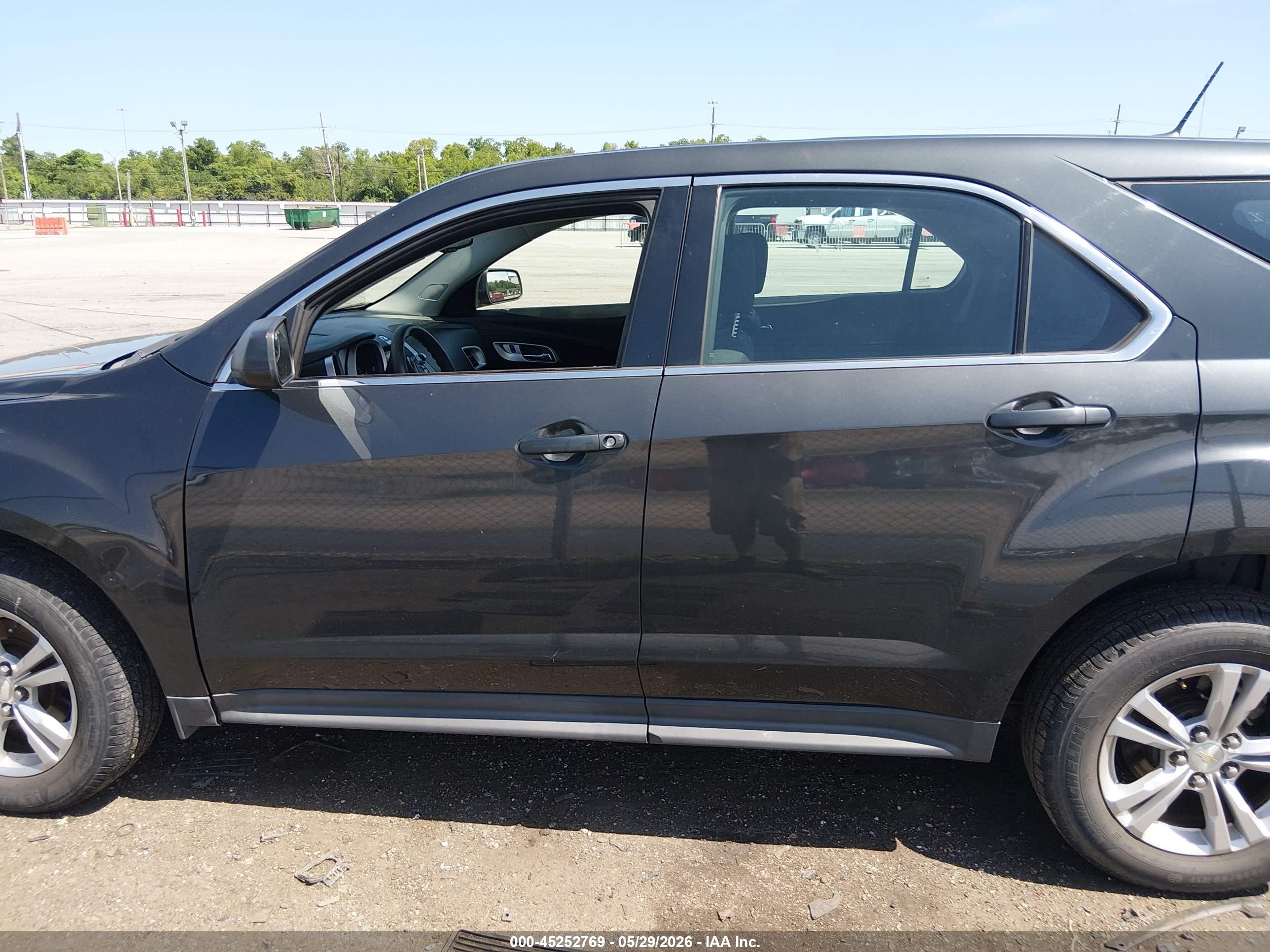 2013 Chevrolet Equinox Ls Gray vin: 2GNALBEK2D6426522