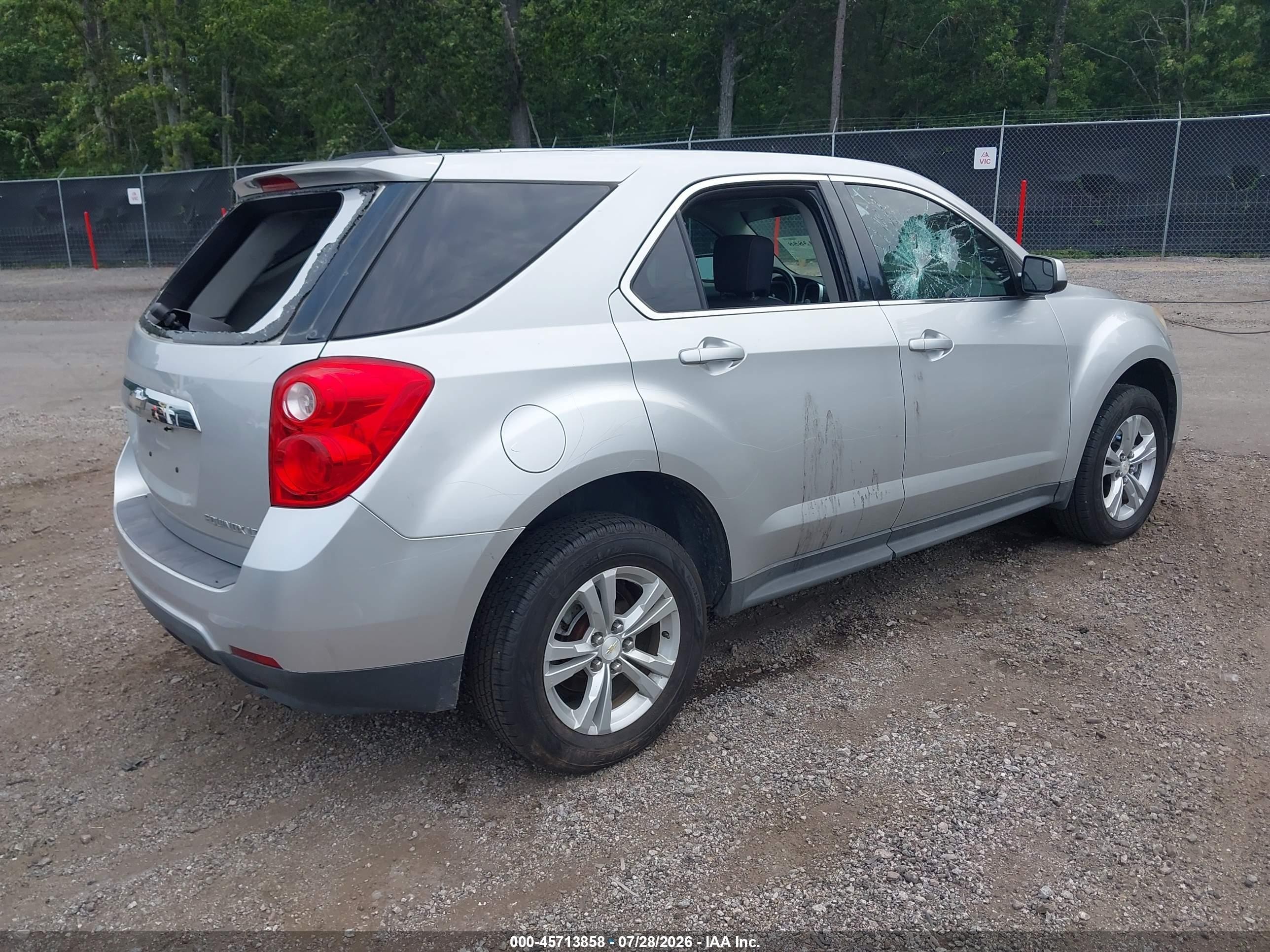 2014 Chevrolet Equinox Lt Silver vin: 2GNALBEK2E1165956
