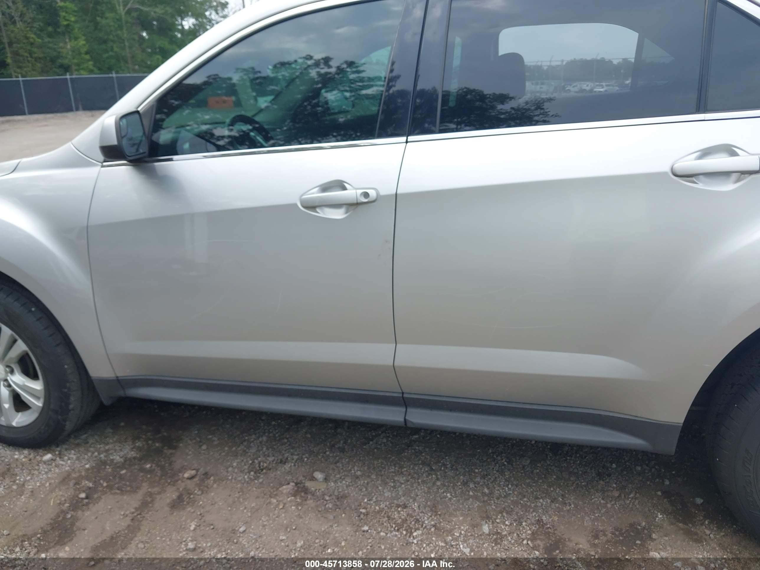 2014 Chevrolet Equinox Lt Silver vin: 2GNALBEK2E1165956