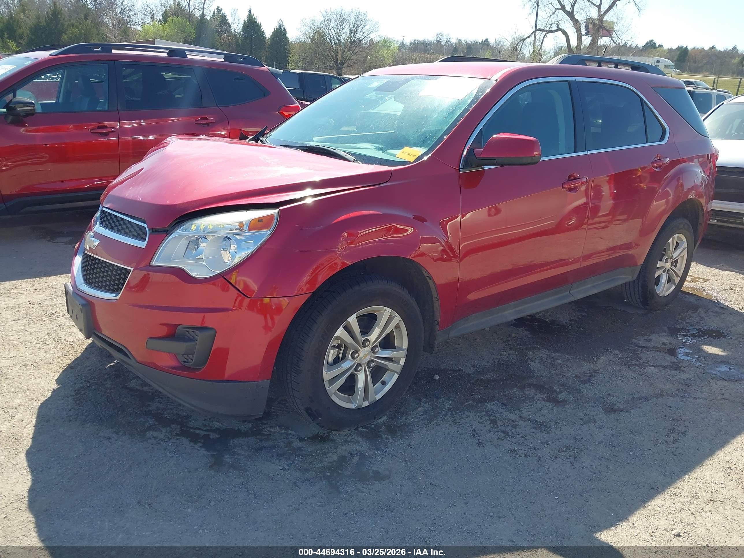 2014 Chevrolet Equinox 1lt Red vin: 2GNALBEK2E6193128