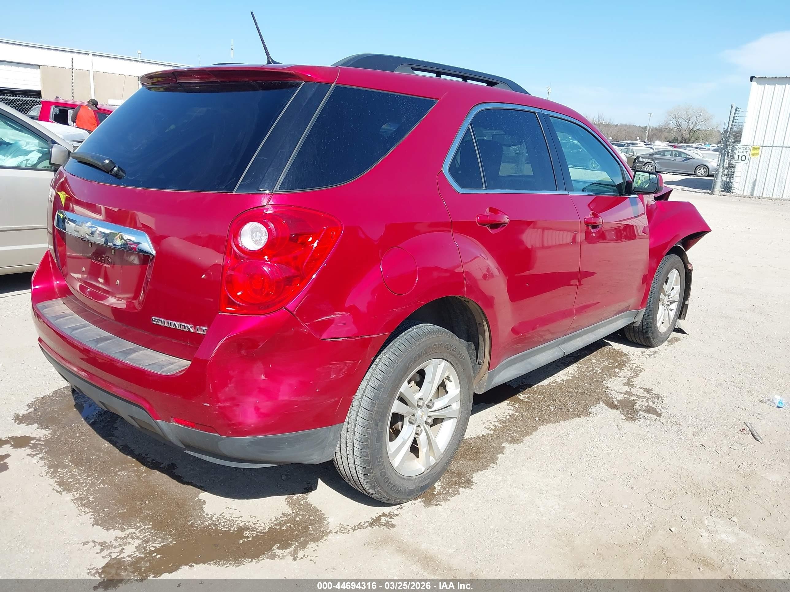2014 Chevrolet Equinox 1lt Red vin: 2GNALBEK2E6193128