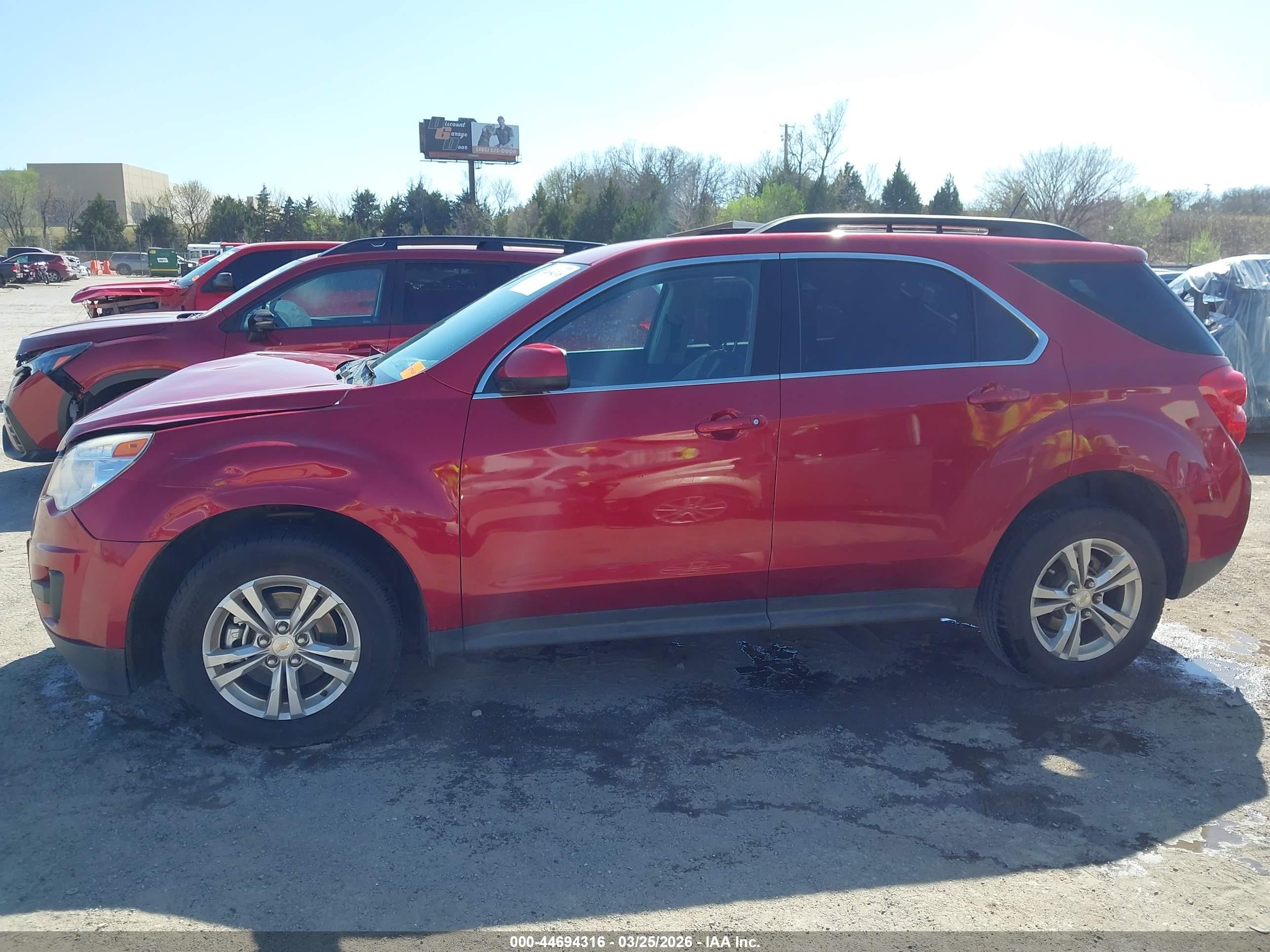 2014 Chevrolet Equinox 1lt Red vin: 2GNALBEK2E6193128