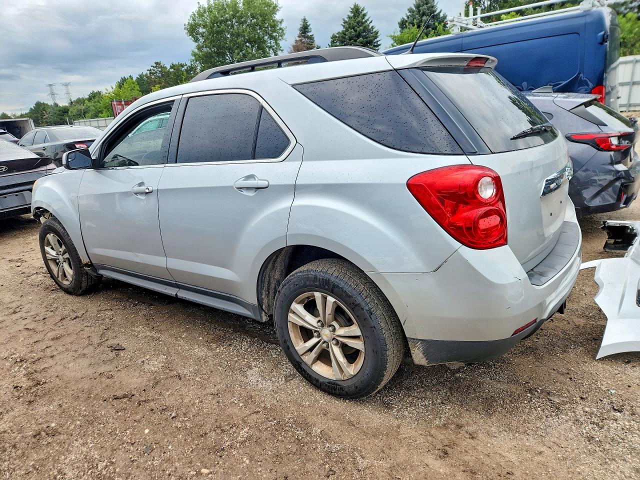 2014 Chevrolet Equinox Lt Silver vin: 2GNALBEK2E6278695