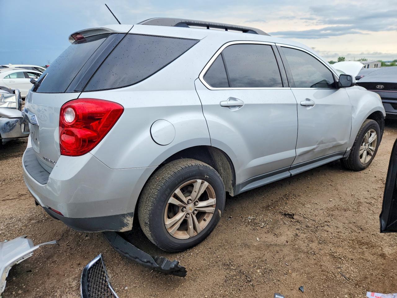 2014 Chevrolet Equinox Lt Silver vin: 2GNALBEK2E6278695