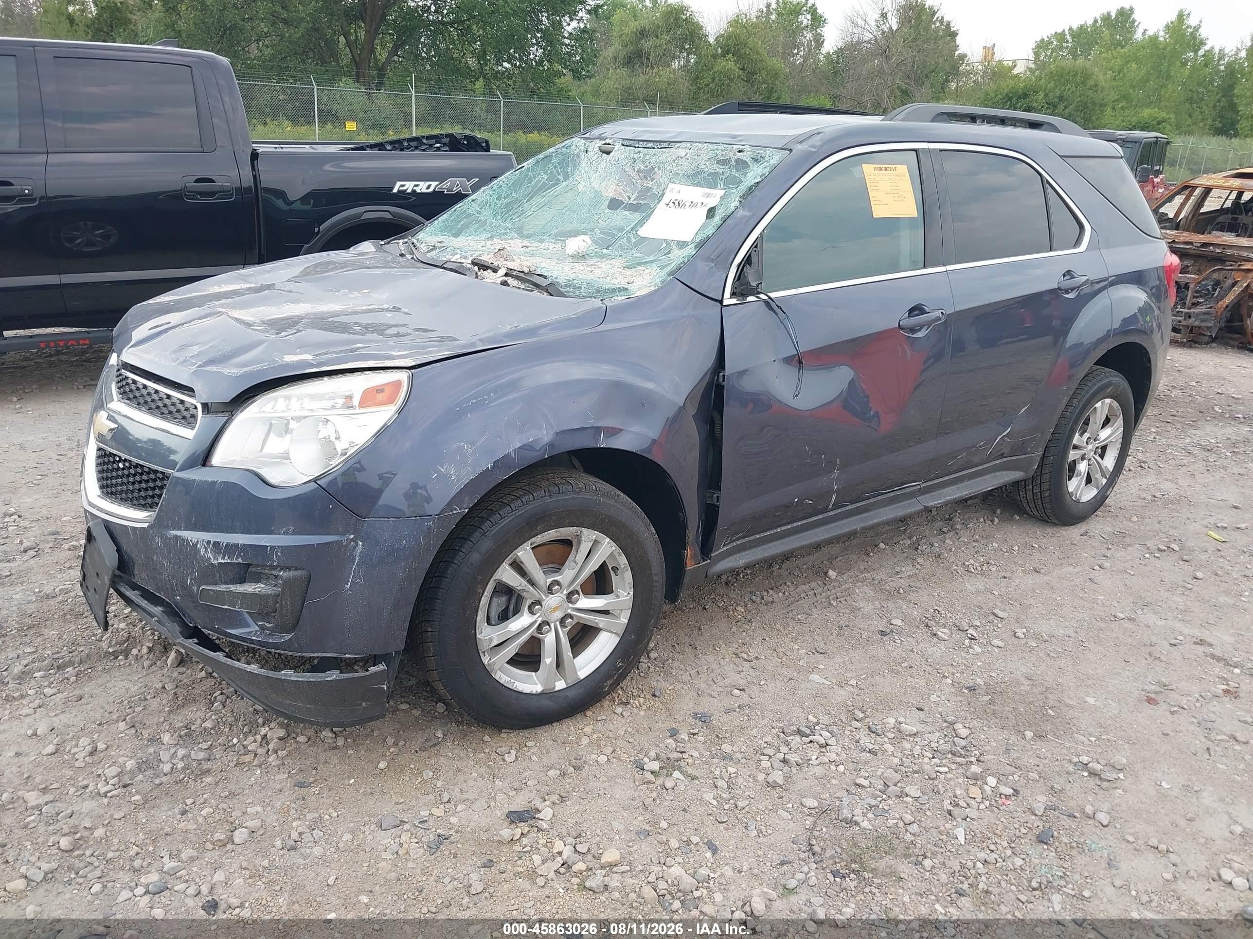 2014 Chevrolet Equinox Lt Синий vin: 2GNALBEK2E6366467