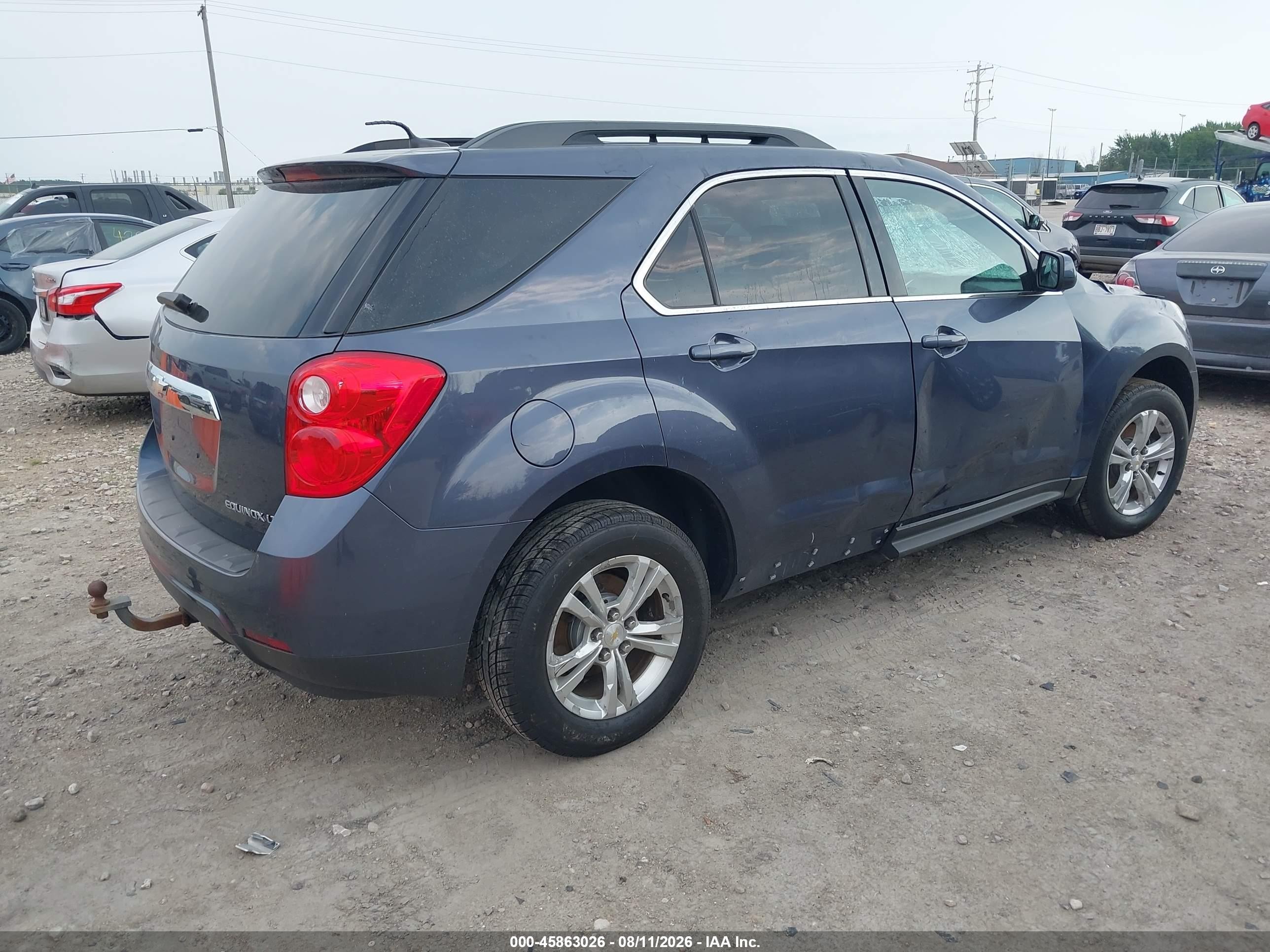2014 Chevrolet Equinox Lt Синий vin: 2GNALBEK2E6366467