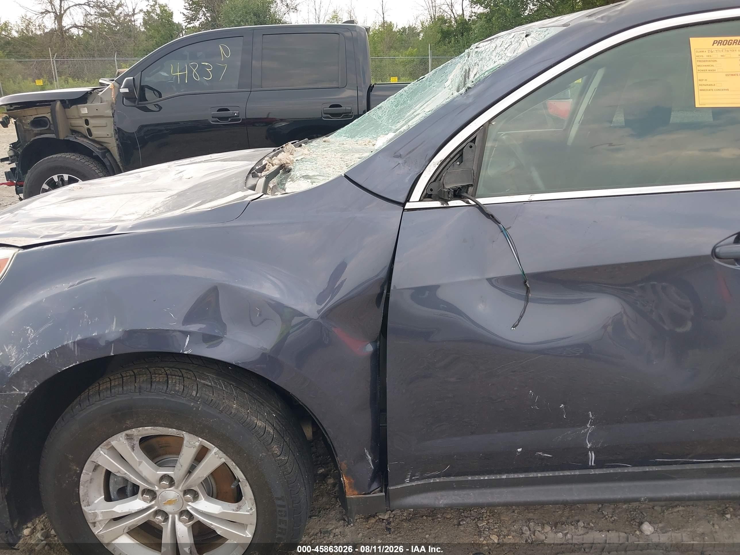 2014 Chevrolet Equinox Lt Синий vin: 2GNALBEK2E6366467