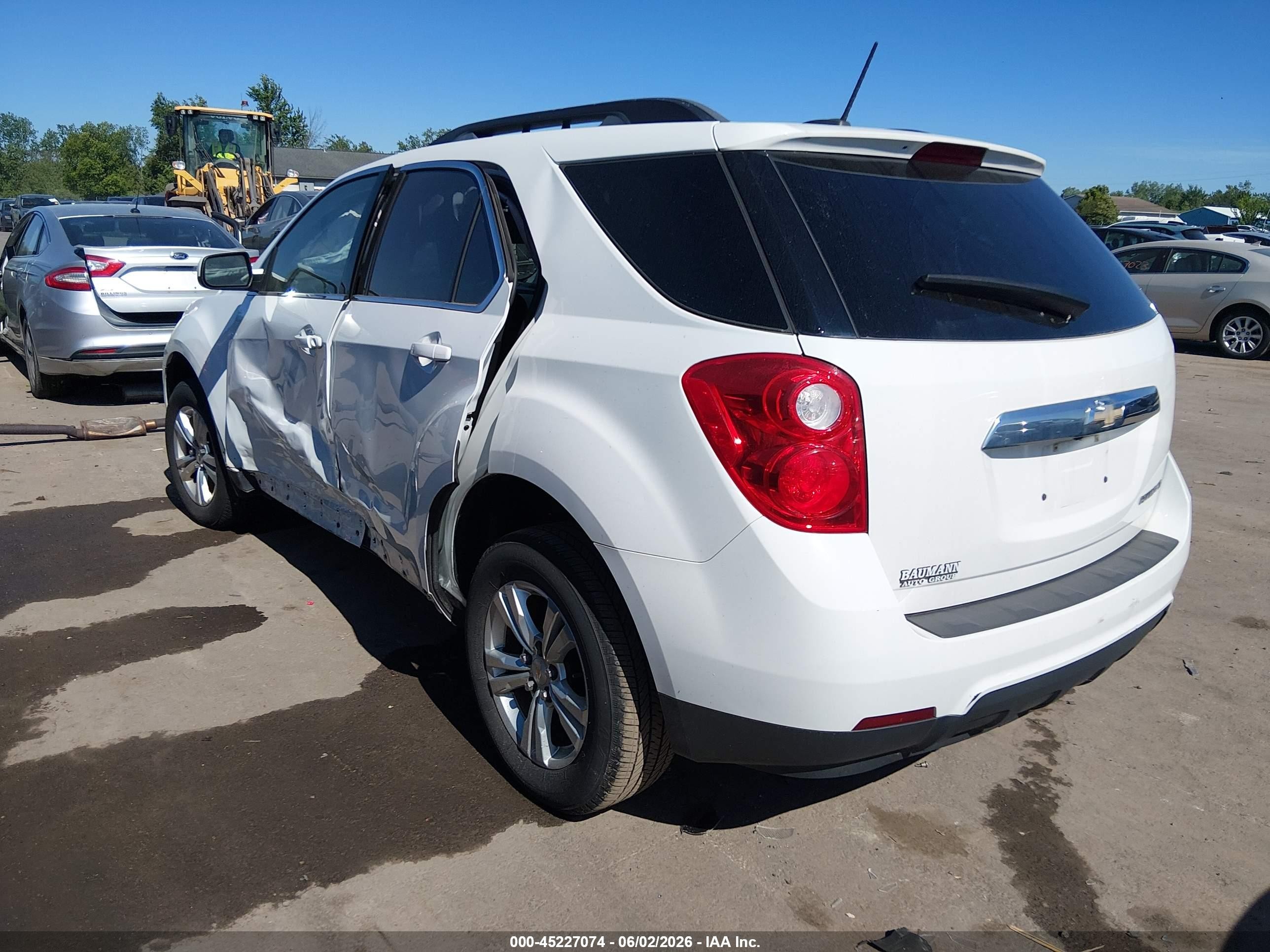 2015 Chevrolet Equinox 1lt White vin: 2GNALBEK2F1147118