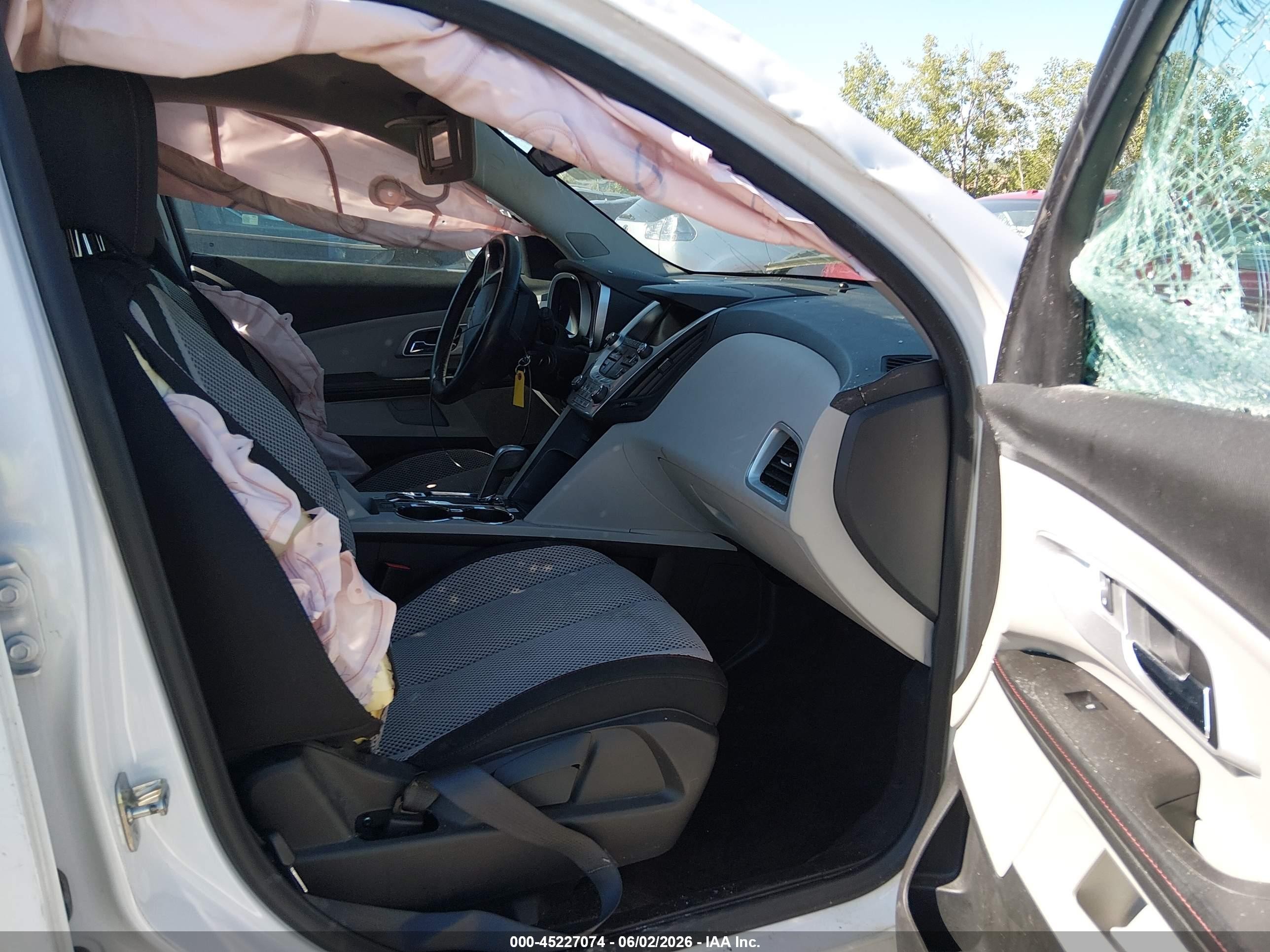 2015 Chevrolet Equinox 1lt White vin: 2GNALBEK2F1147118