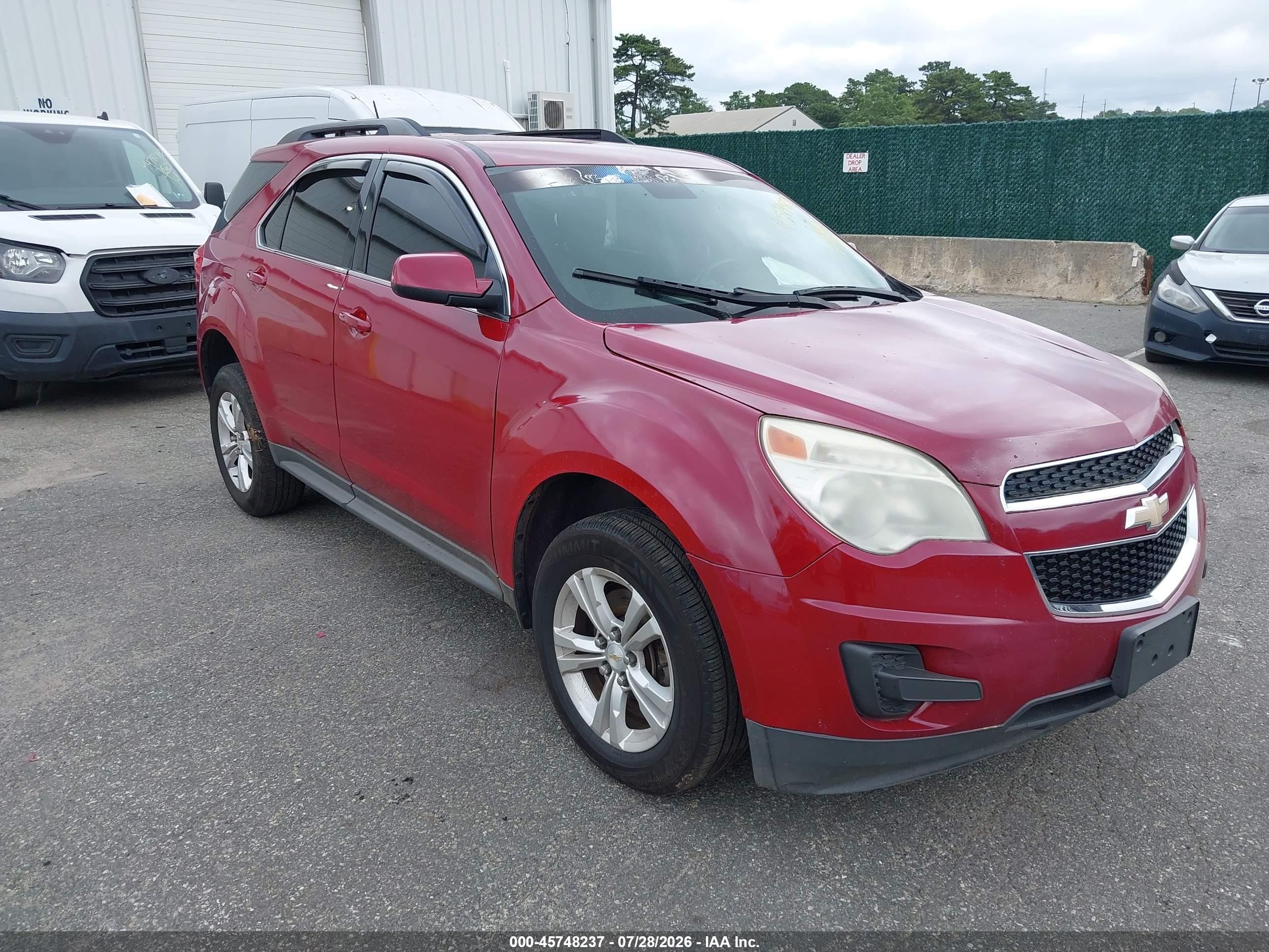 2015 Chevrolet Equinox Lt Red vin: 2GNALBEK2F1157213
