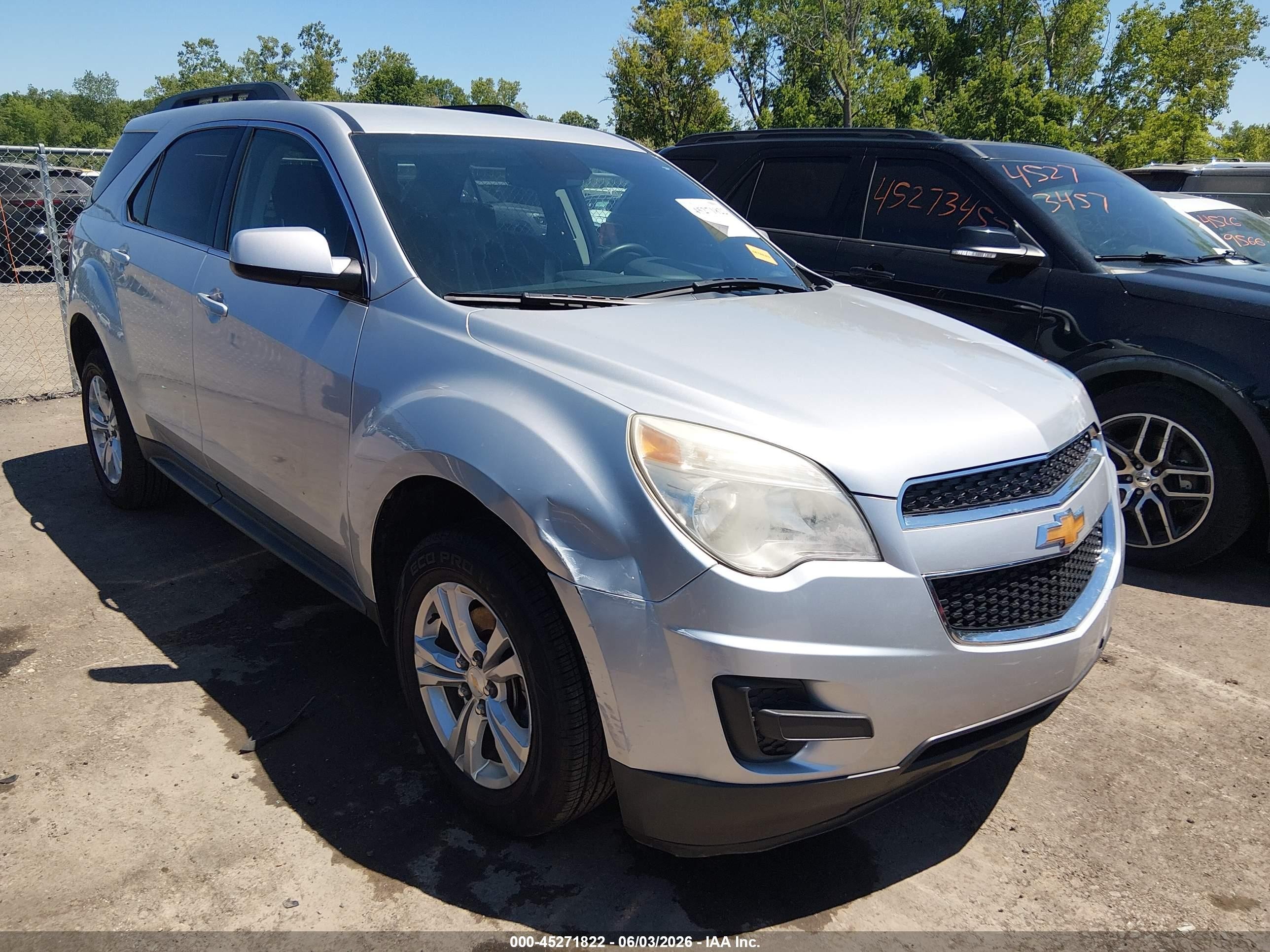 2015 Chevrolet Equinox 1lt Silver vin: 2GNALBEK2F1163240