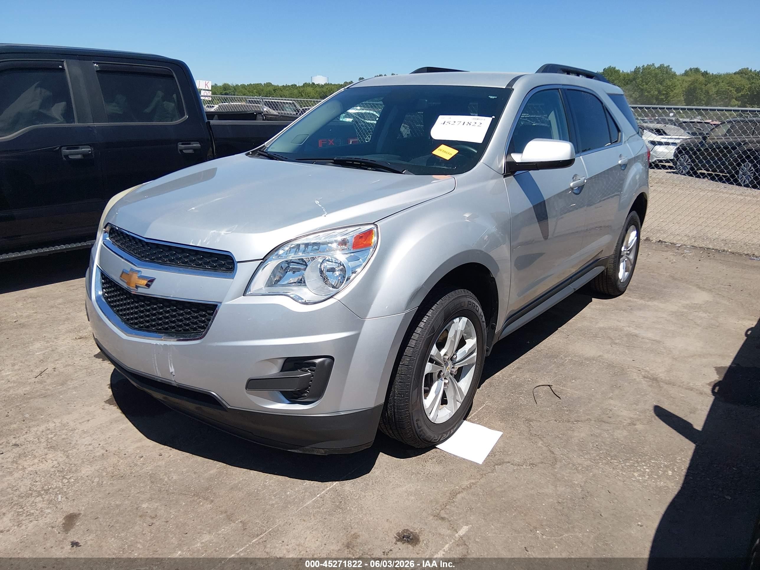 2015 Chevrolet Equinox 1lt Silver vin: 2GNALBEK2F1163240