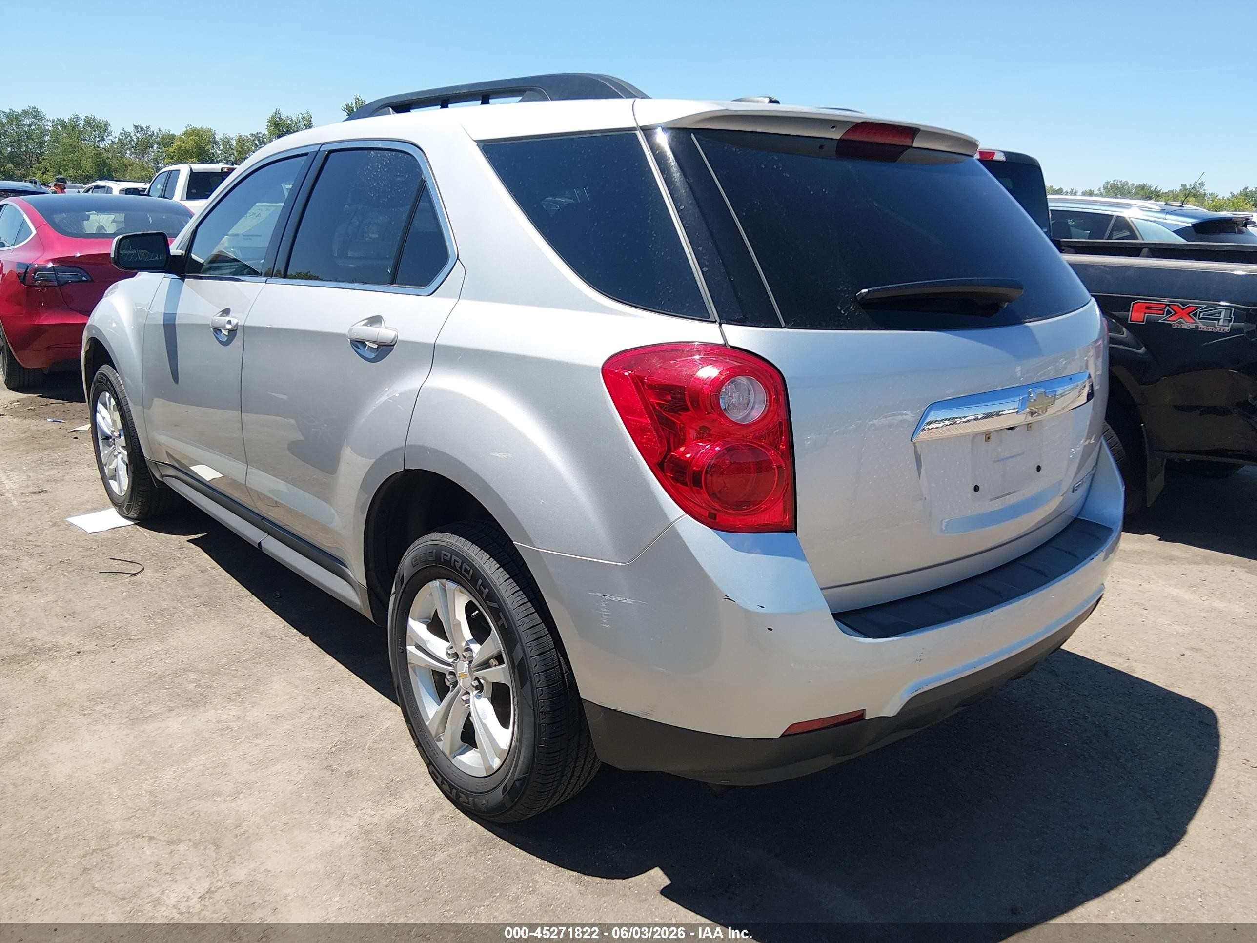 2015 Chevrolet Equinox 1lt Silver vin: 2GNALBEK2F1163240