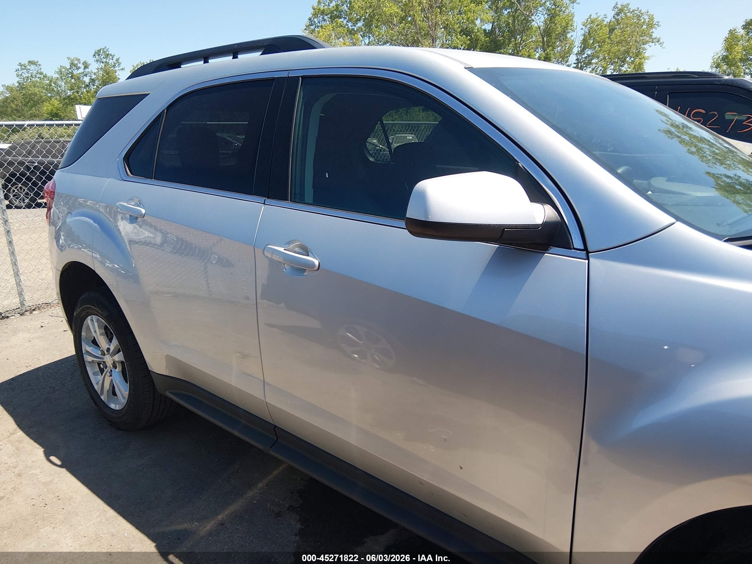 2015 Chevrolet Equinox 1lt Silver vin: 2GNALBEK2F1163240