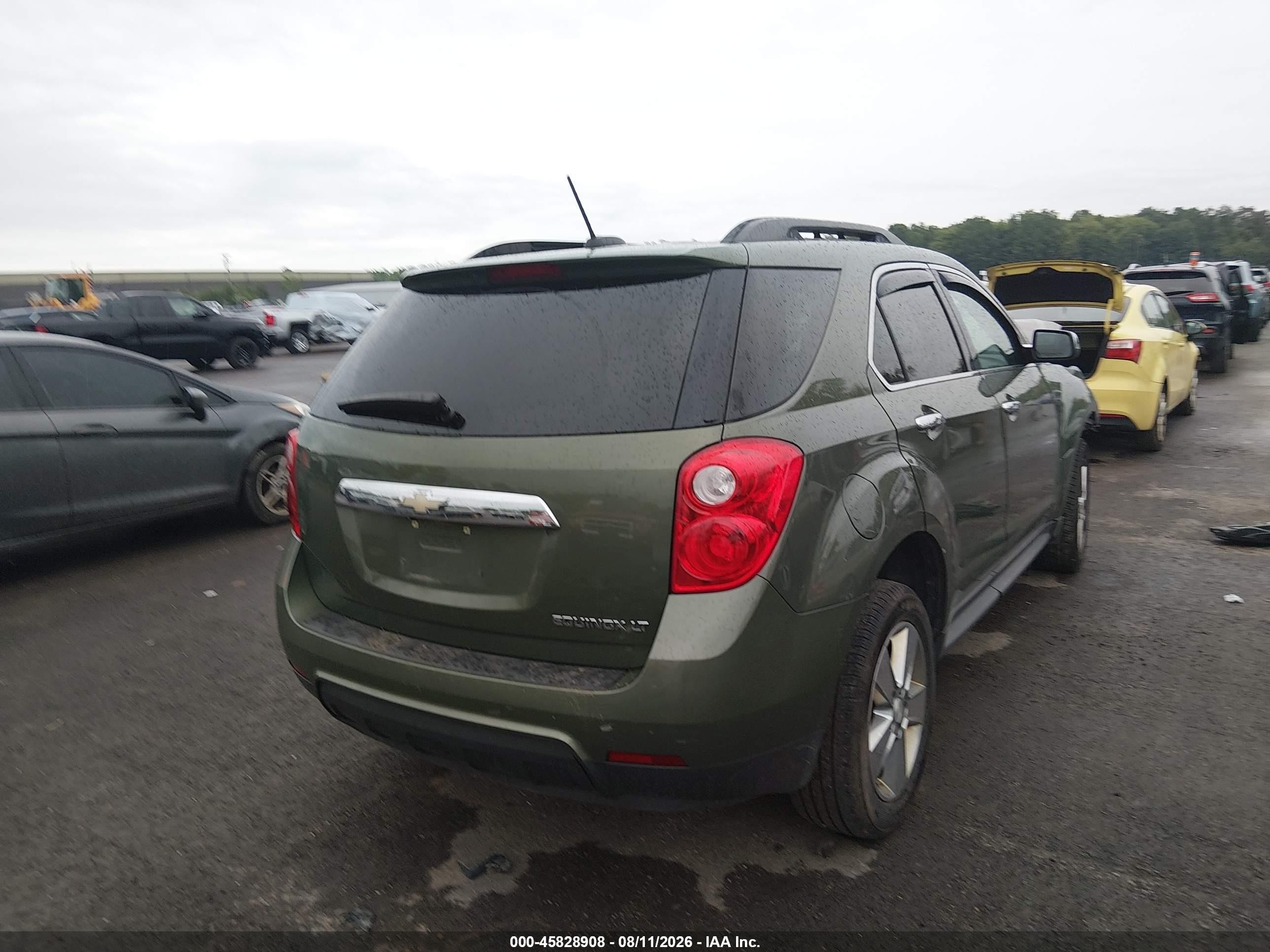 2015 Chevrolet Equinox Lt Green vin: 2GNALBEK2F6152127
