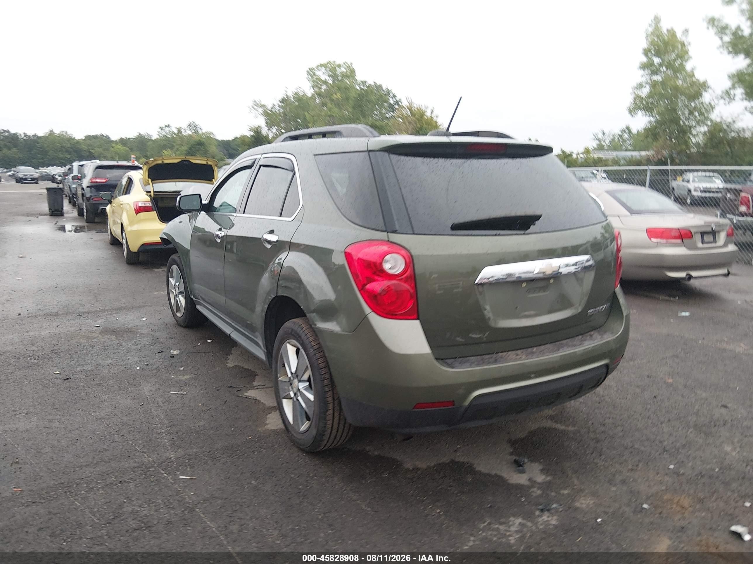 2015 Chevrolet Equinox Lt Green vin: 2GNALBEK2F6152127