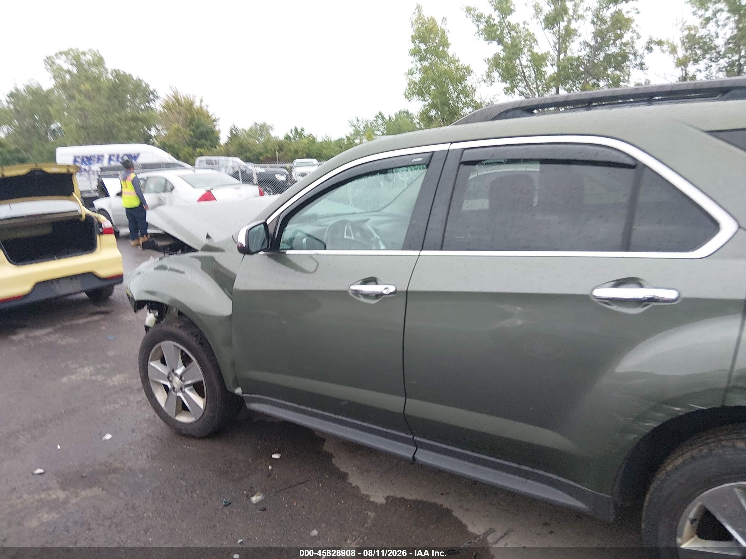 2015 Chevrolet Equinox Lt Green vin: 2GNALBEK2F6152127