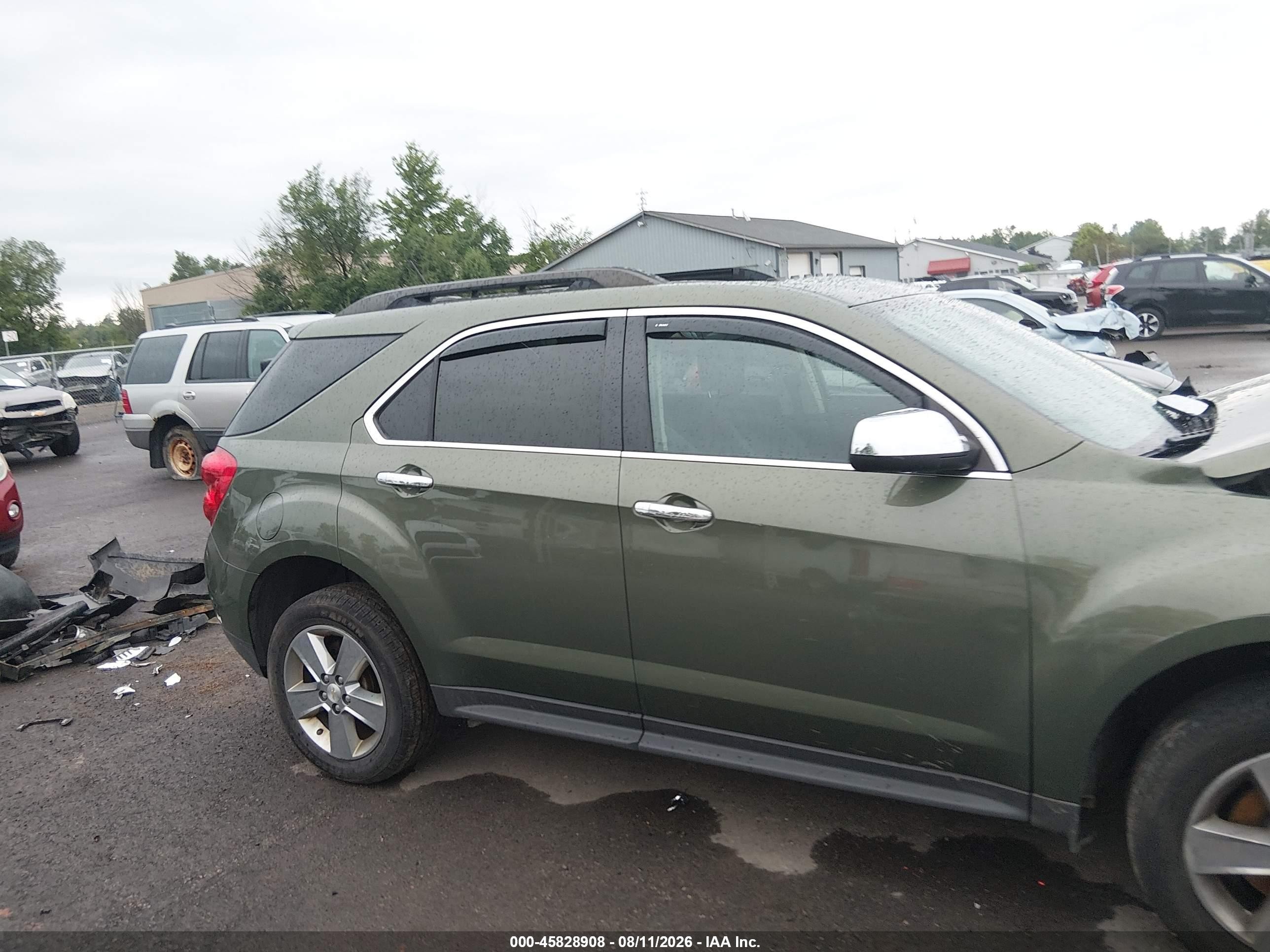 2015 Chevrolet Equinox Lt Green vin: 2GNALBEK2F6152127