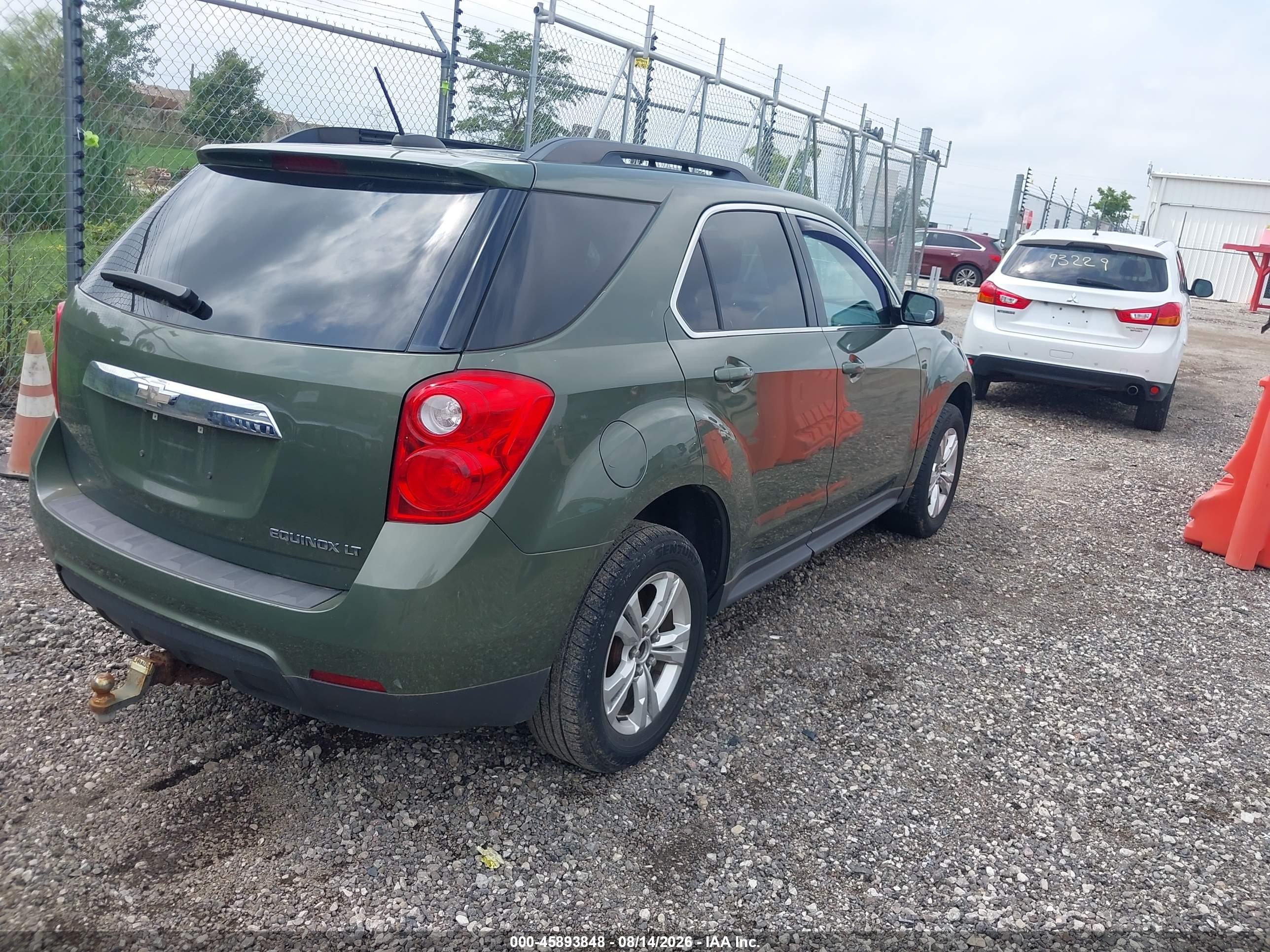 2015 Chevrolet Equinox Lt Green vin: 2GNALBEK2F6220491