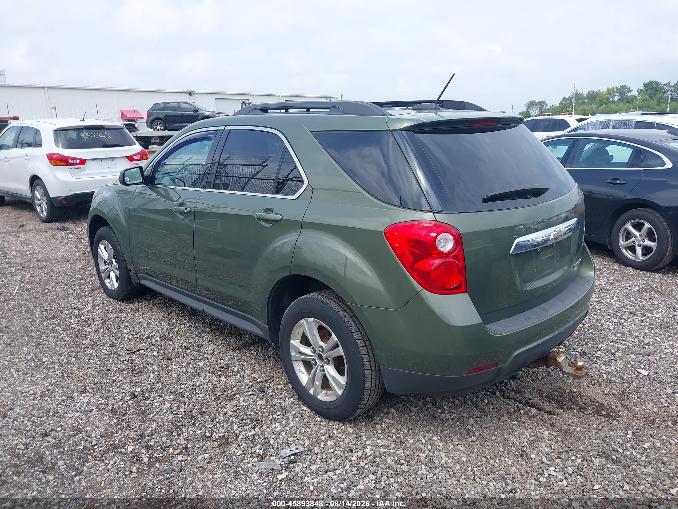 2015 Chevrolet Equinox Lt Green vin: 2GNALBEK2F6220491