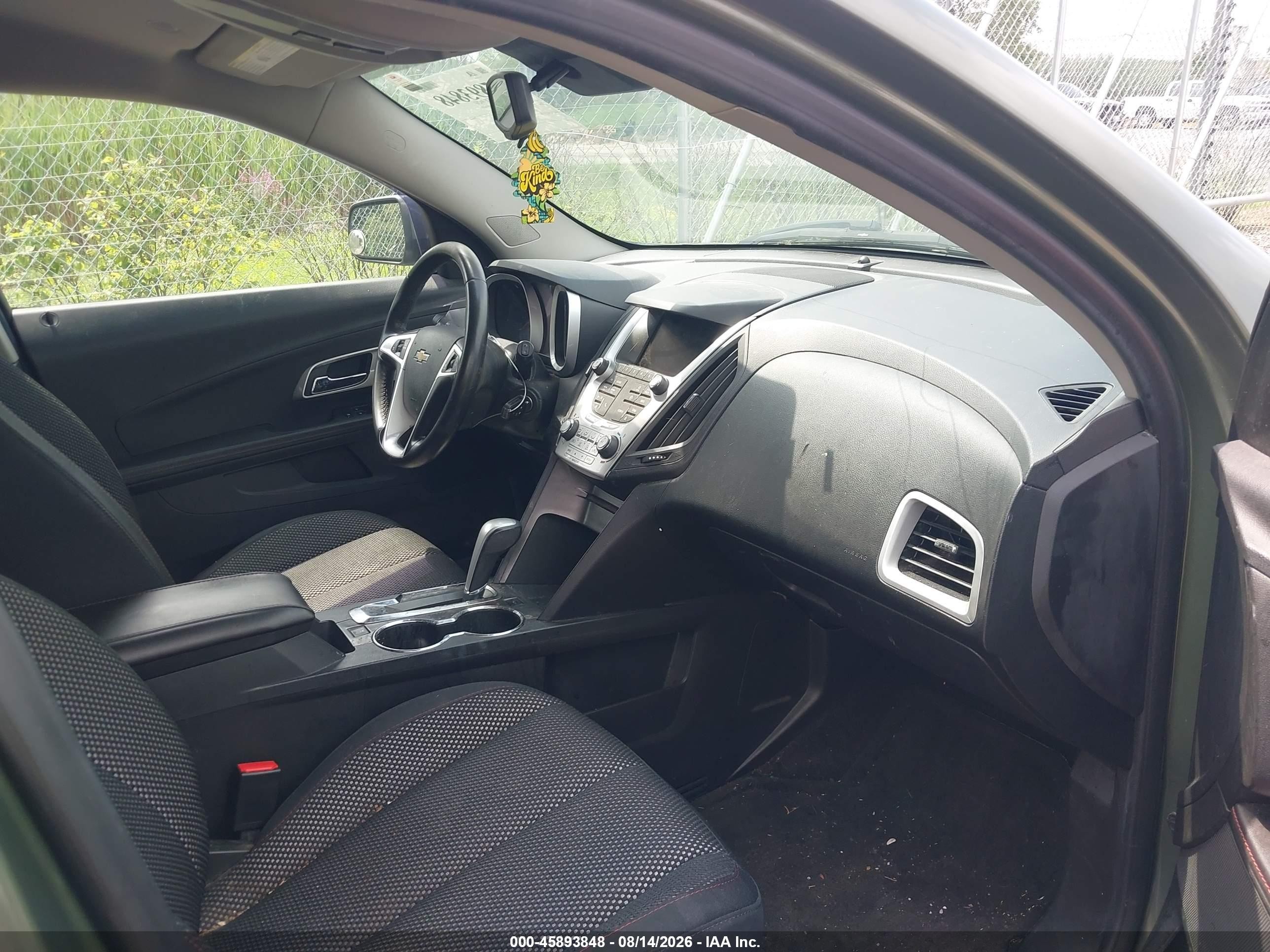 2015 Chevrolet Equinox Lt Green vin: 2GNALBEK2F6220491