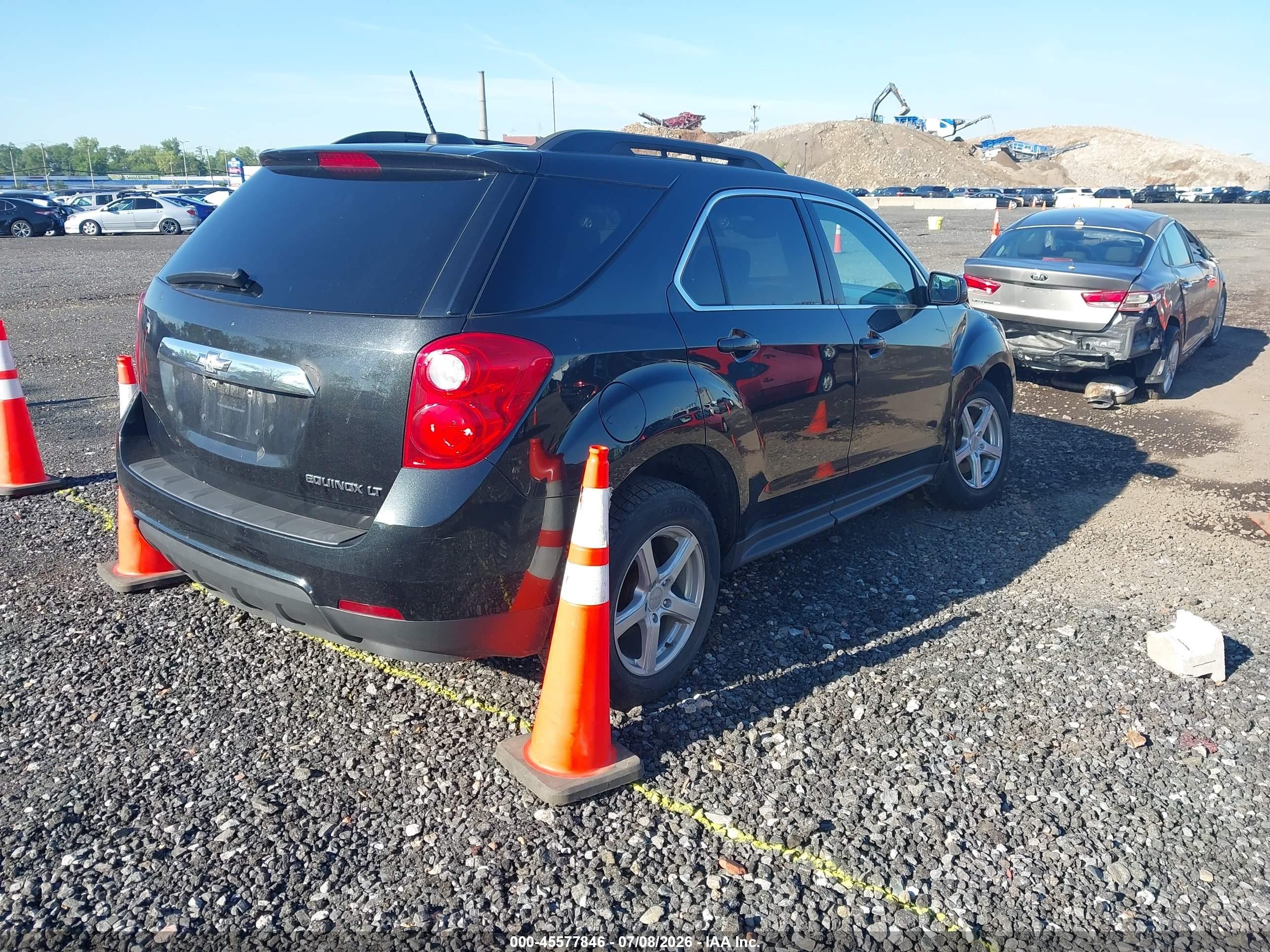 2015 Chevrolet Equinox Lt Черный vin: 2GNALBEK2F6267696