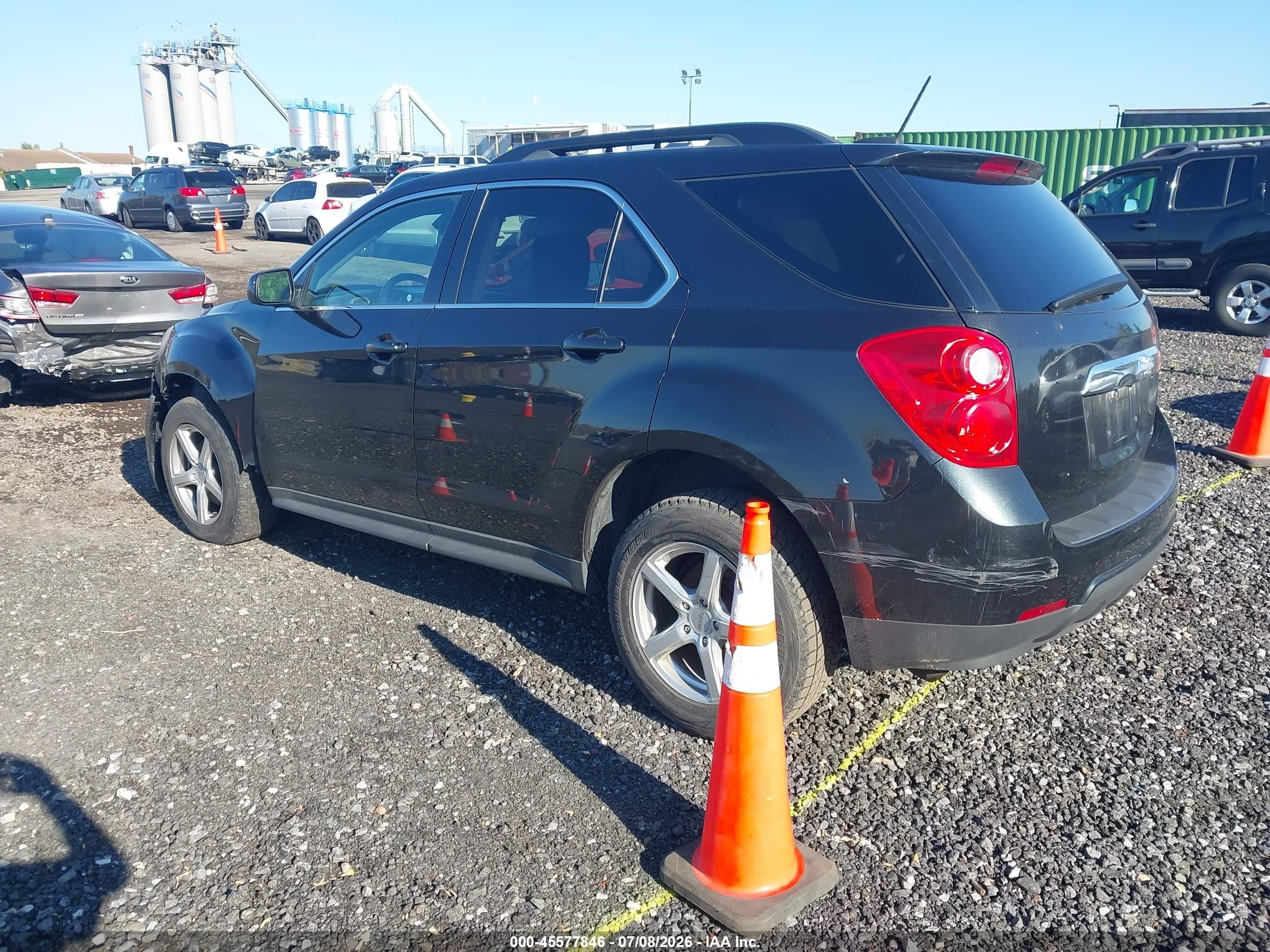 2015 Chevrolet Equinox Lt Черный vin: 2GNALBEK2F6267696