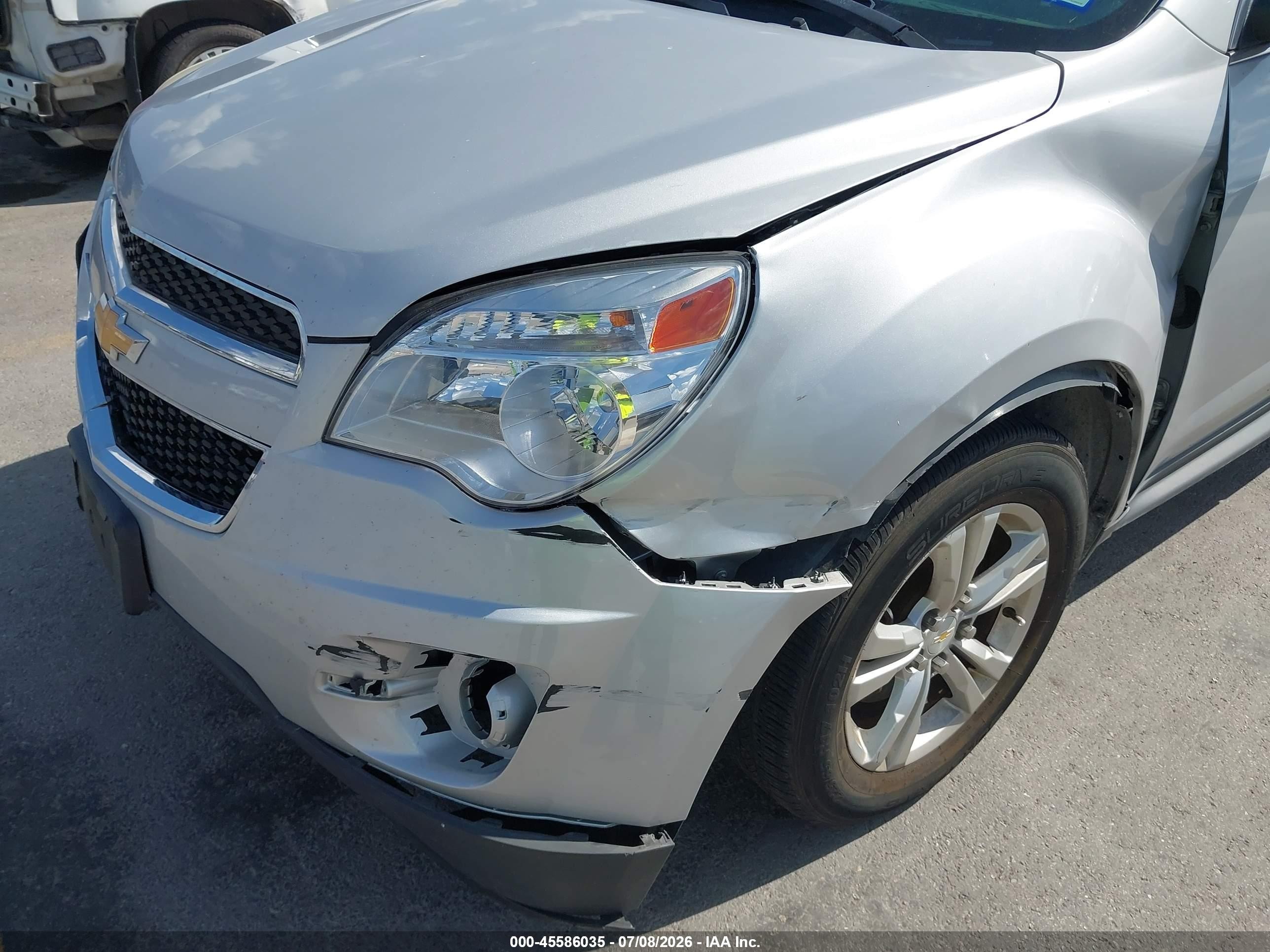 2015 Chevrolet Equinox Lt Silver vin: 2GNALBEK2F6288936