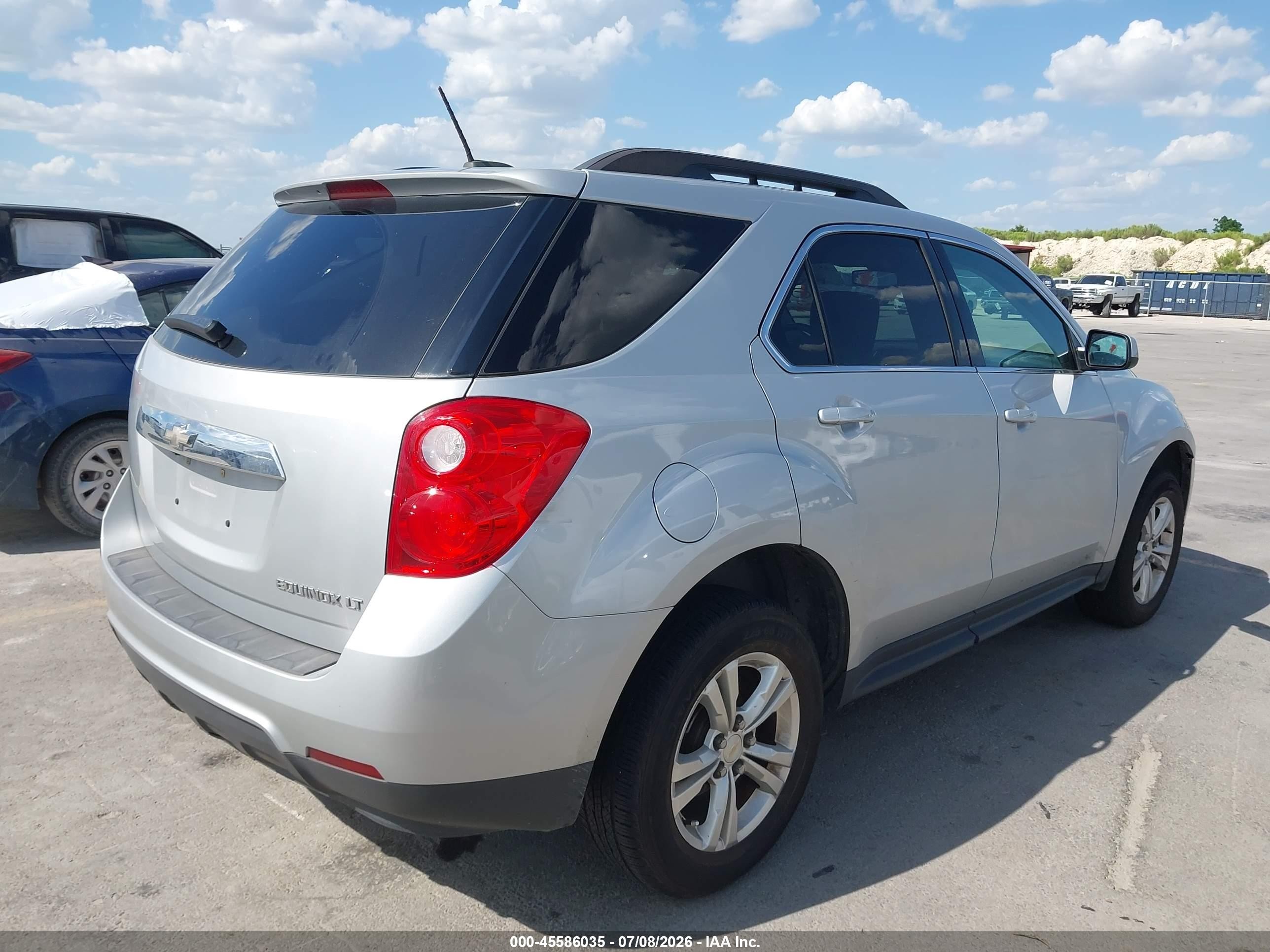 2015 Chevrolet Equinox Lt Silver vin: 2GNALBEK2F6288936