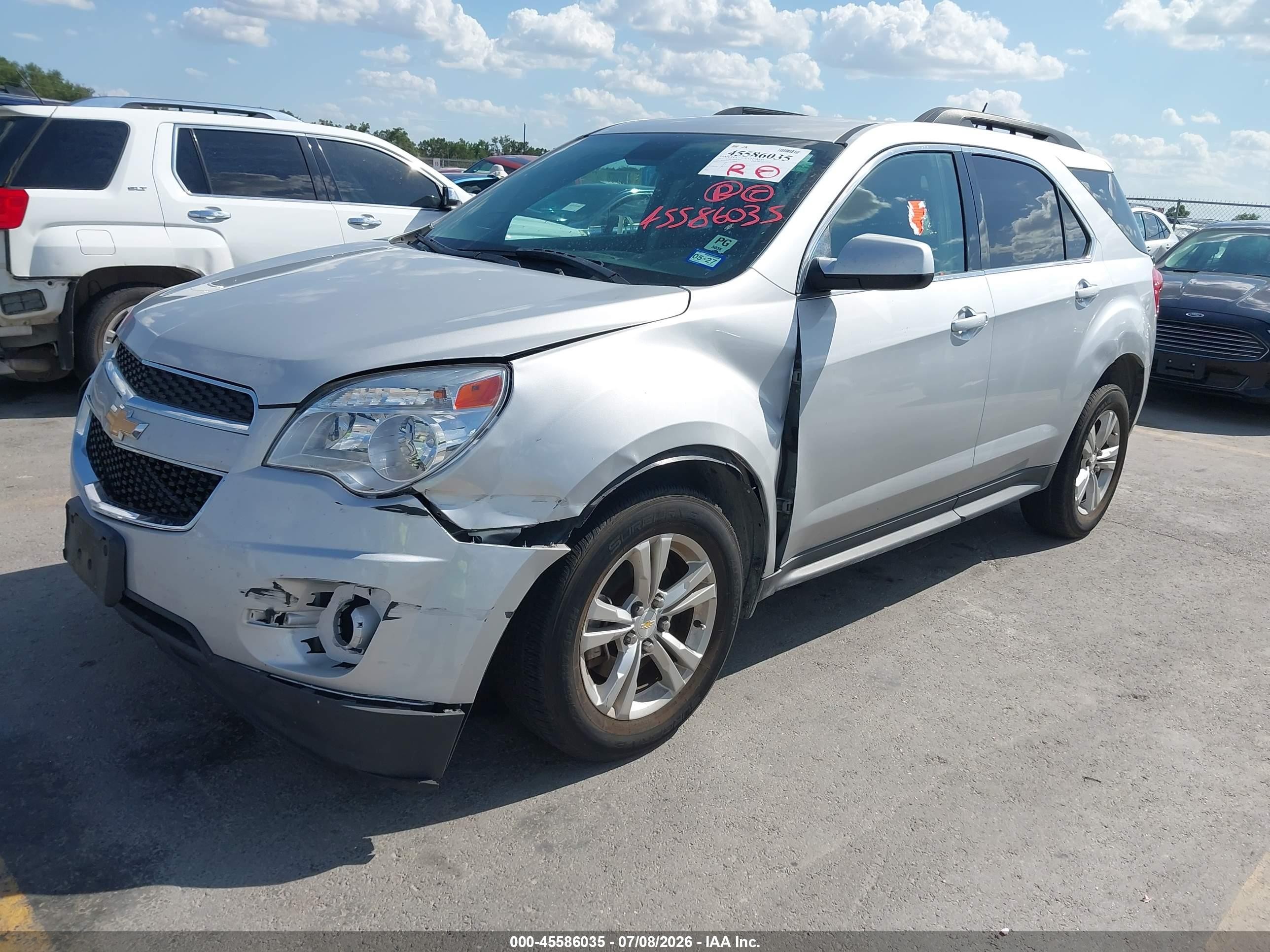 2015 Chevrolet Equinox Lt Silver vin: 2GNALBEK2F6288936