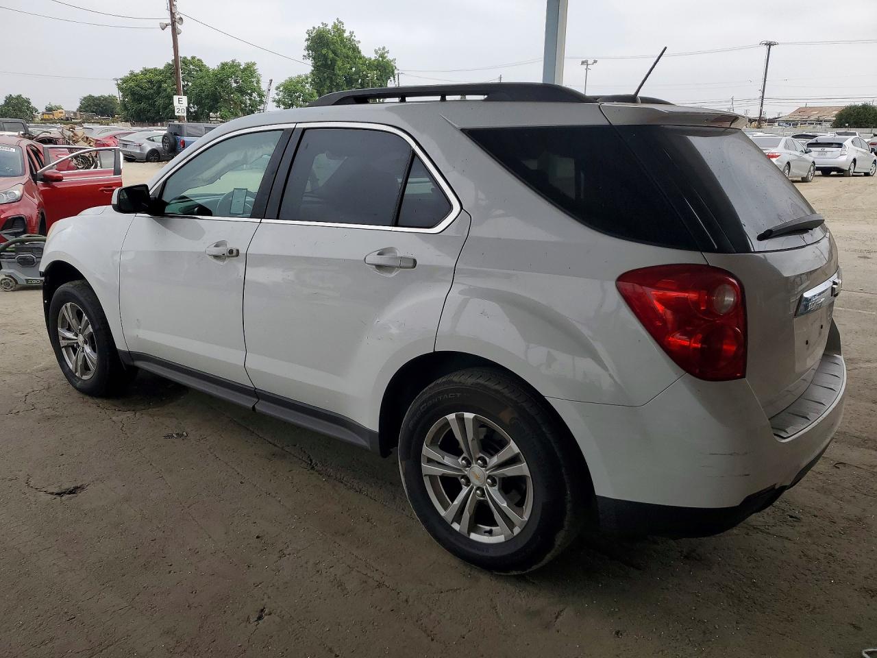 2015 Chevrolet Equinox Lt White vin: 2GNALBEK2F6299418