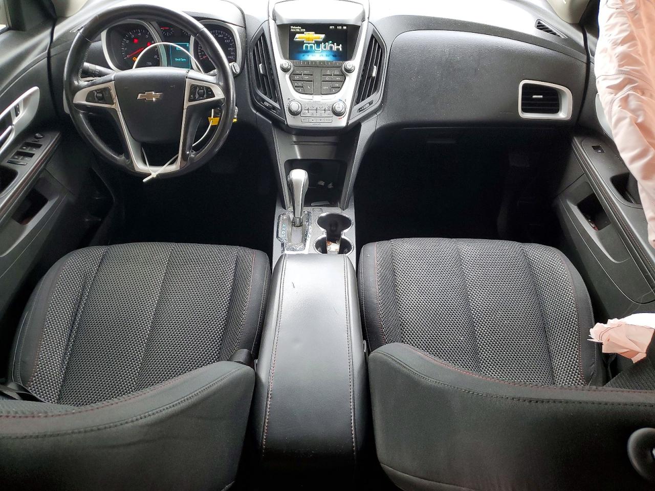 2015 Chevrolet Equinox Lt White vin: 2GNALBEK2F6299418