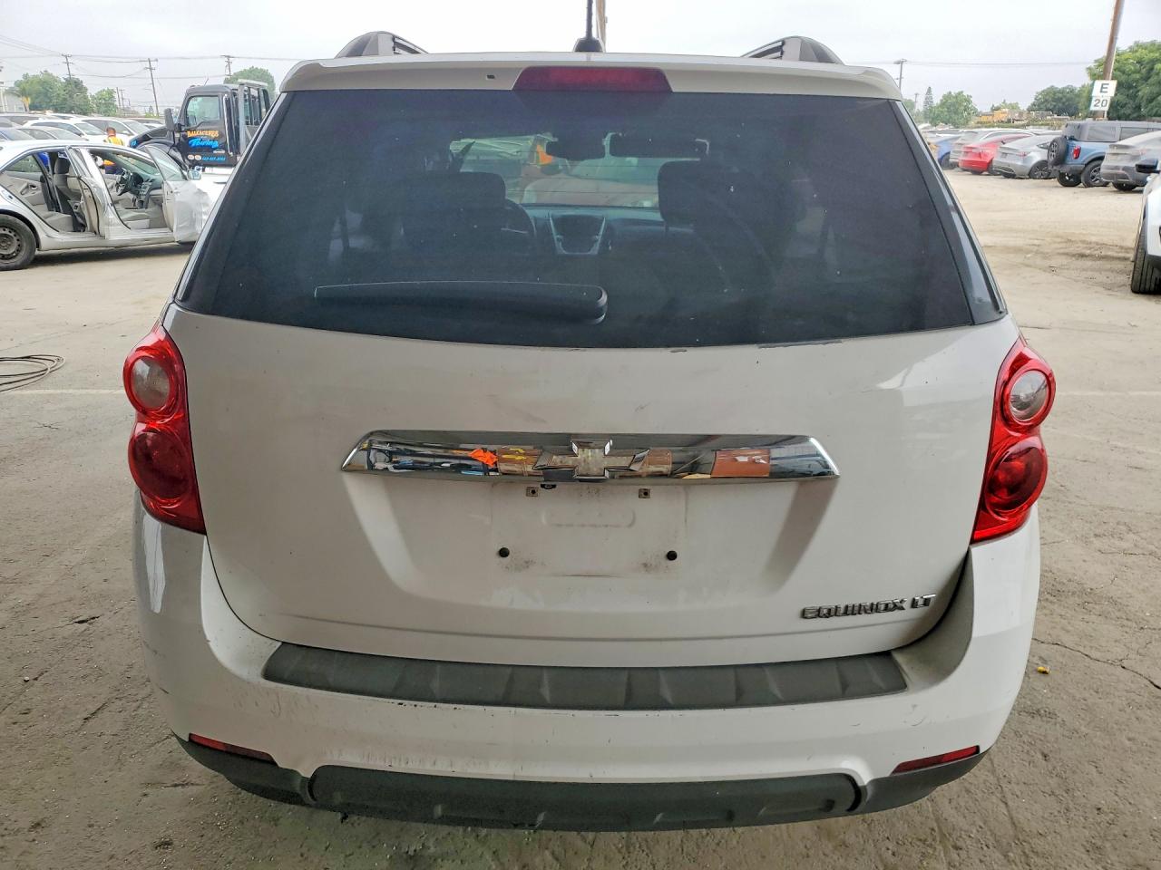 2015 Chevrolet Equinox Lt White vin: 2GNALBEK2F6299418
