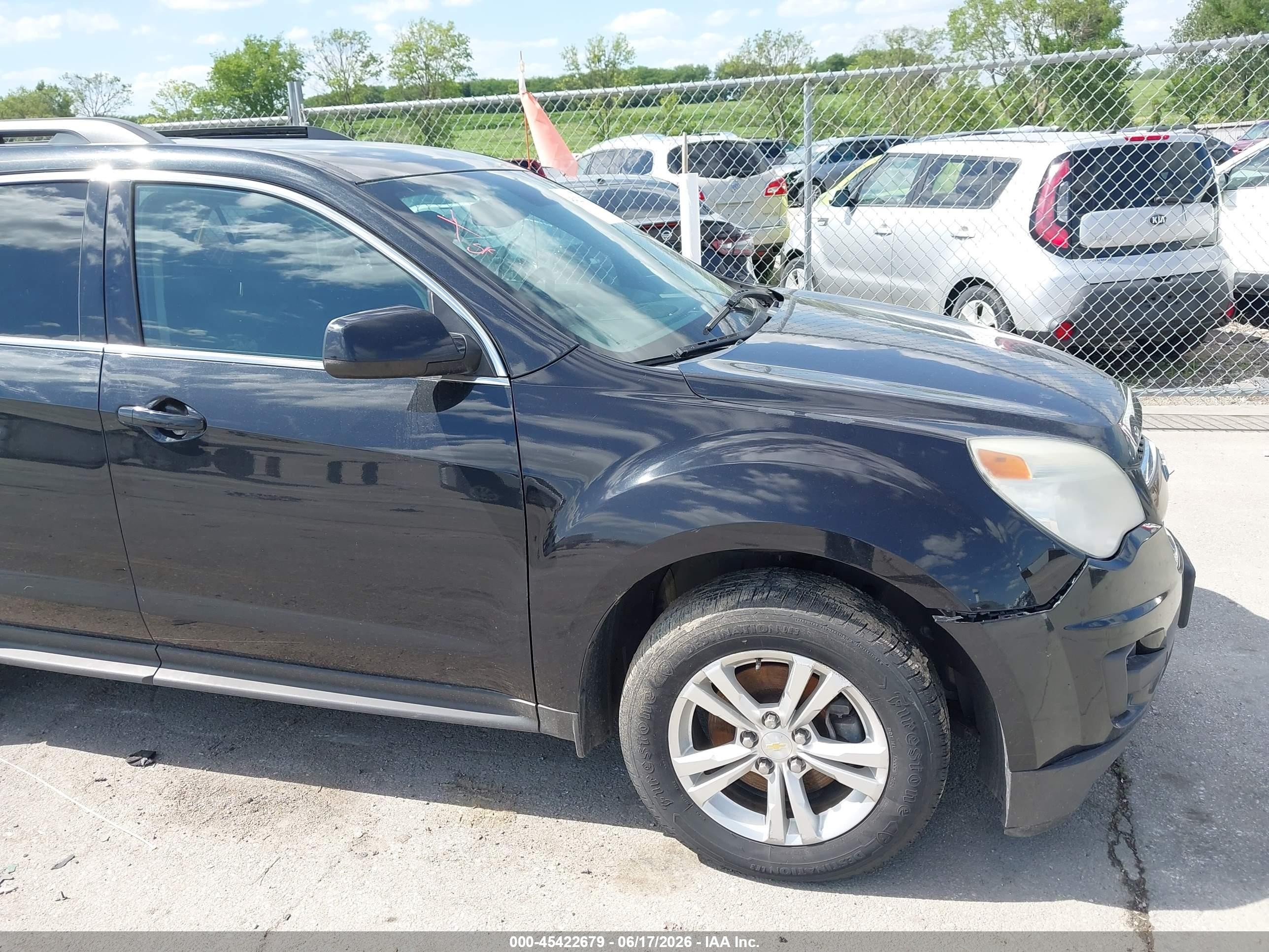 2015 Chevrolet Equinox 1lt Black vin: 2GNALBEK2F6317111