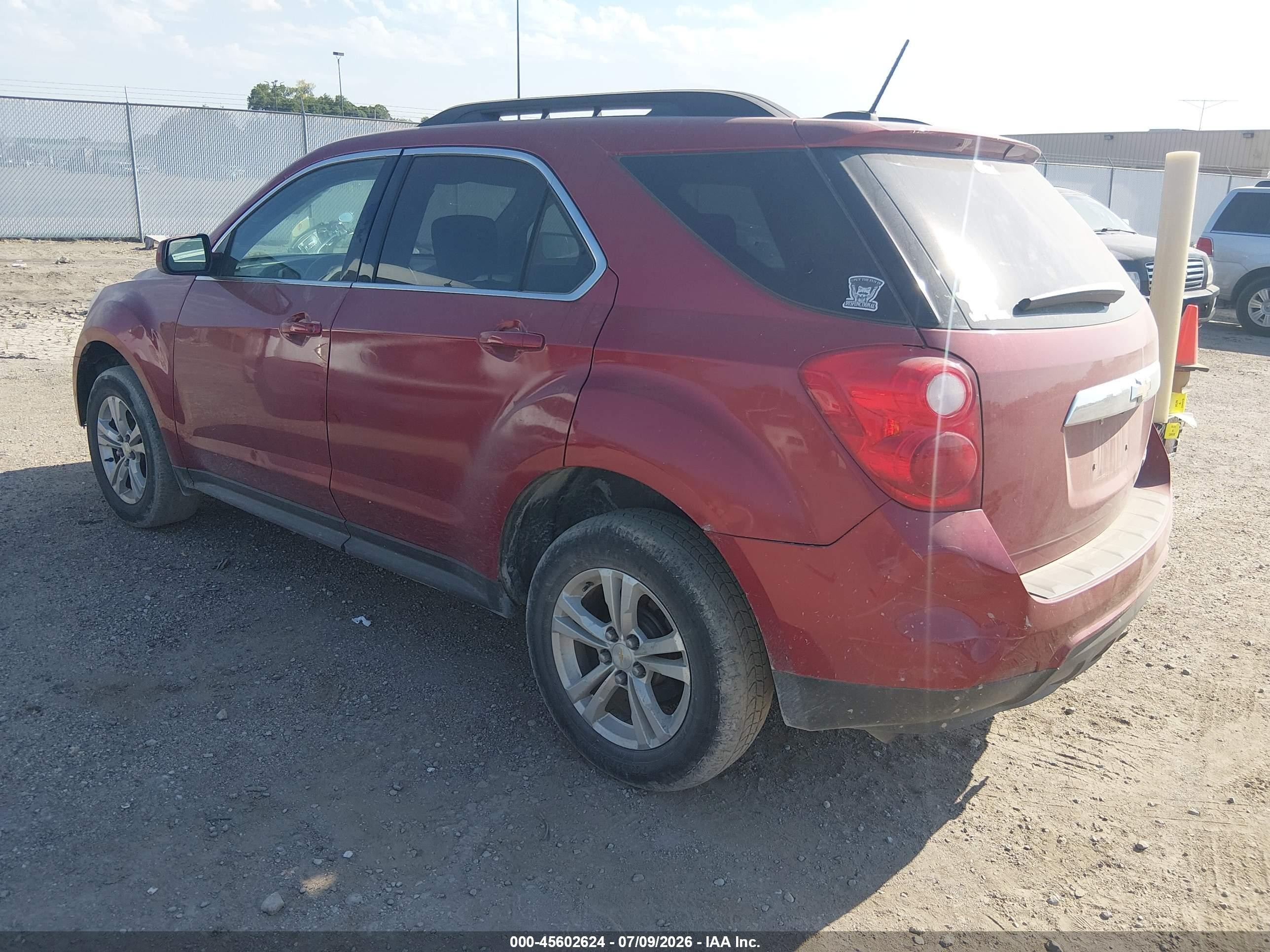 2015 Chevrolet Equinox Lt Red vin: 2GNALBEK2F6332711