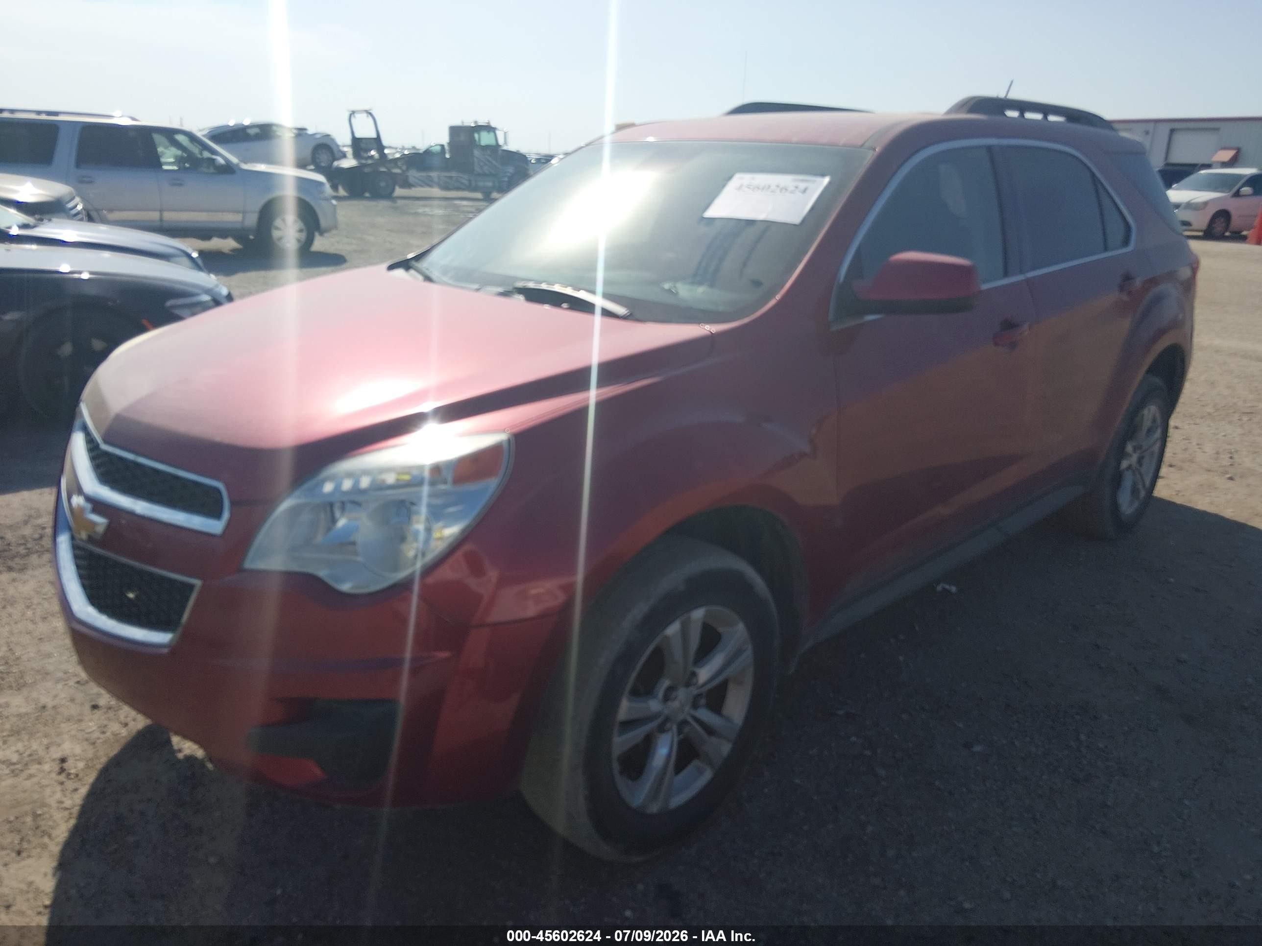 2015 Chevrolet Equinox Lt Red vin: 2GNALBEK2F6332711