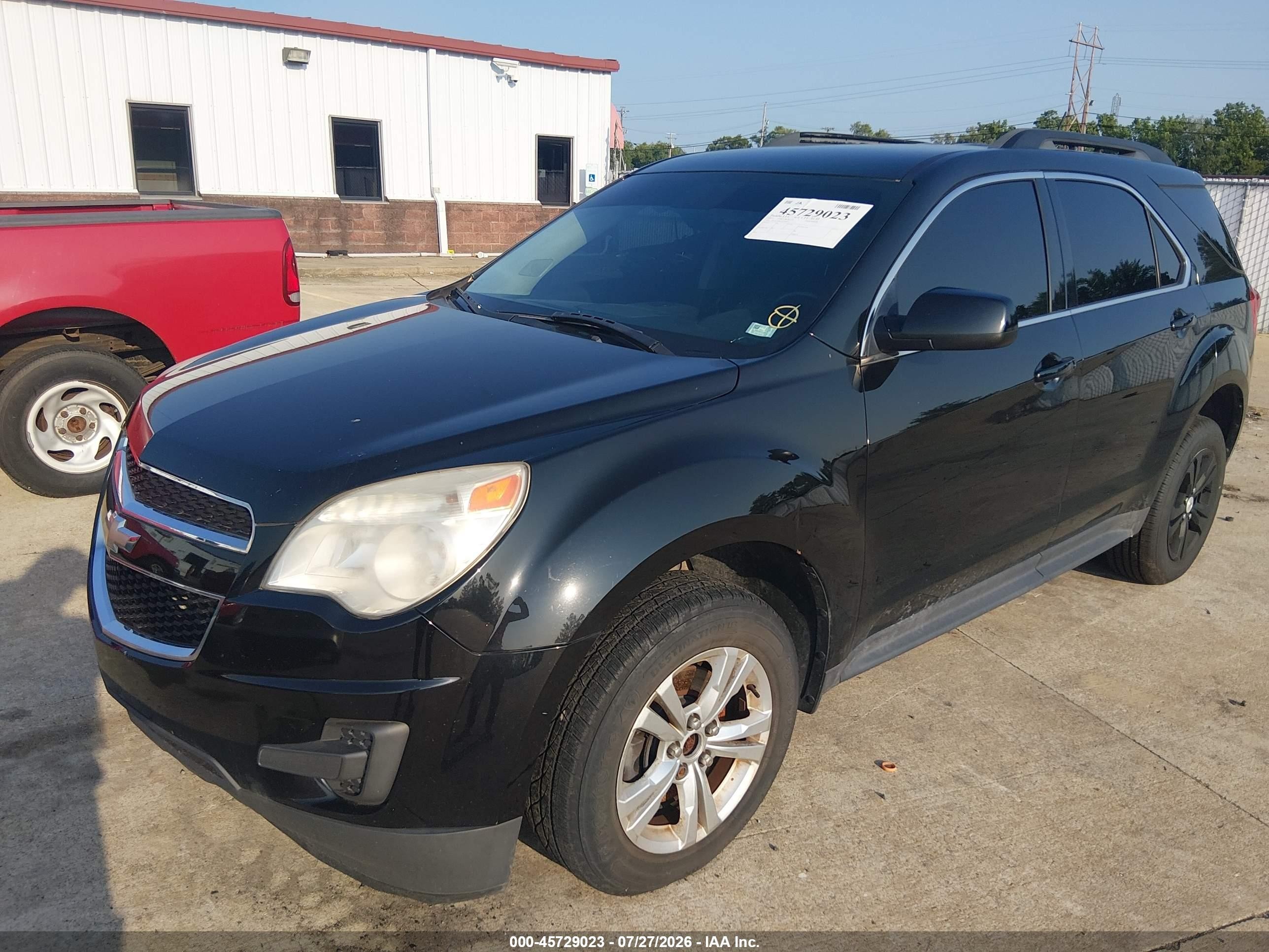 2015 Chevrolet Equinox Lt Black vin: 2GNALBEK2F6338072