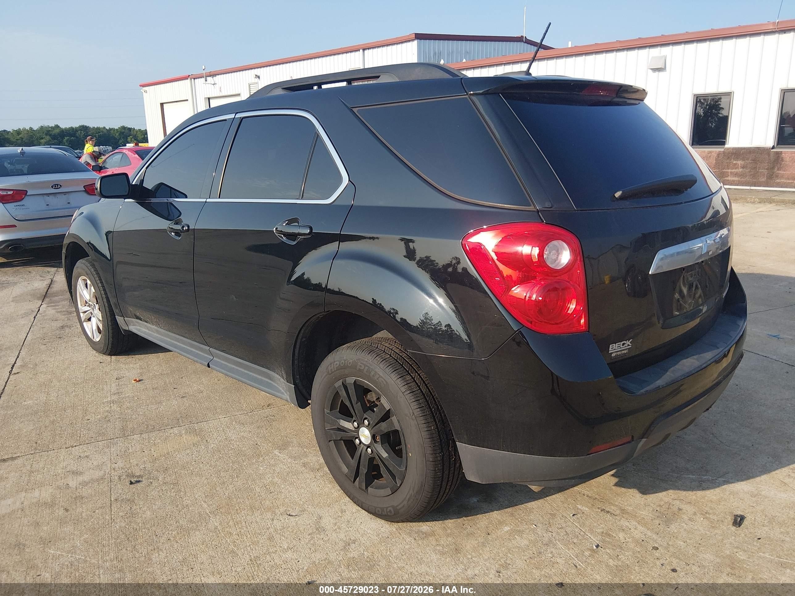 2015 Chevrolet Equinox Lt Black vin: 2GNALBEK2F6338072